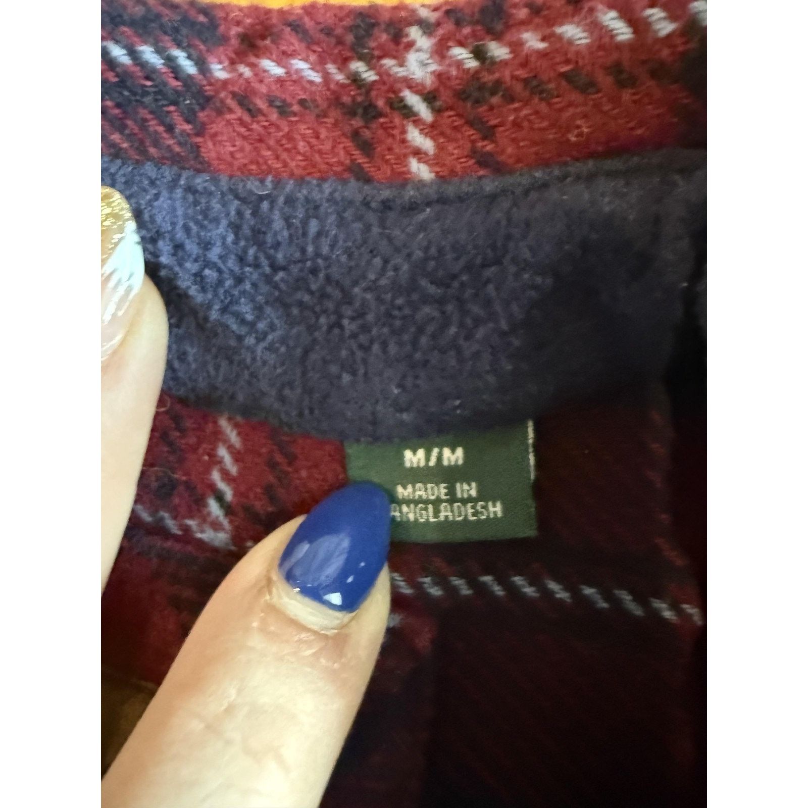 Orvis Orvis Shirt Medium Red Blue Plaid Flannel Lined Heavyweight Size US M / EU 48-50 / 2 - 3 Thumbnail