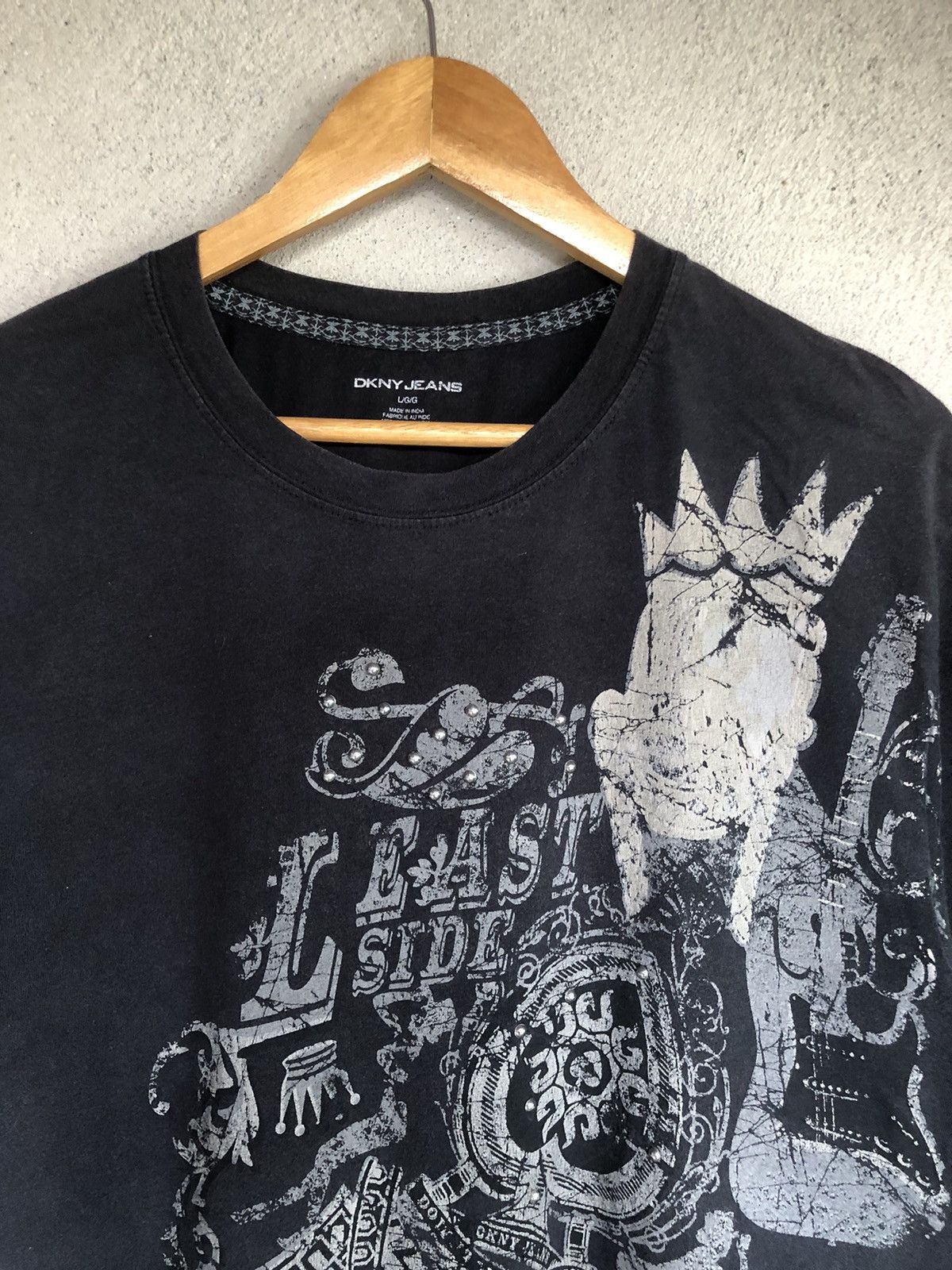 Affliction × Vintage Vintage Y2K DKNY Affliction Tshirts Size US L / EU 52-54 / 3 - 2 Thumbnail