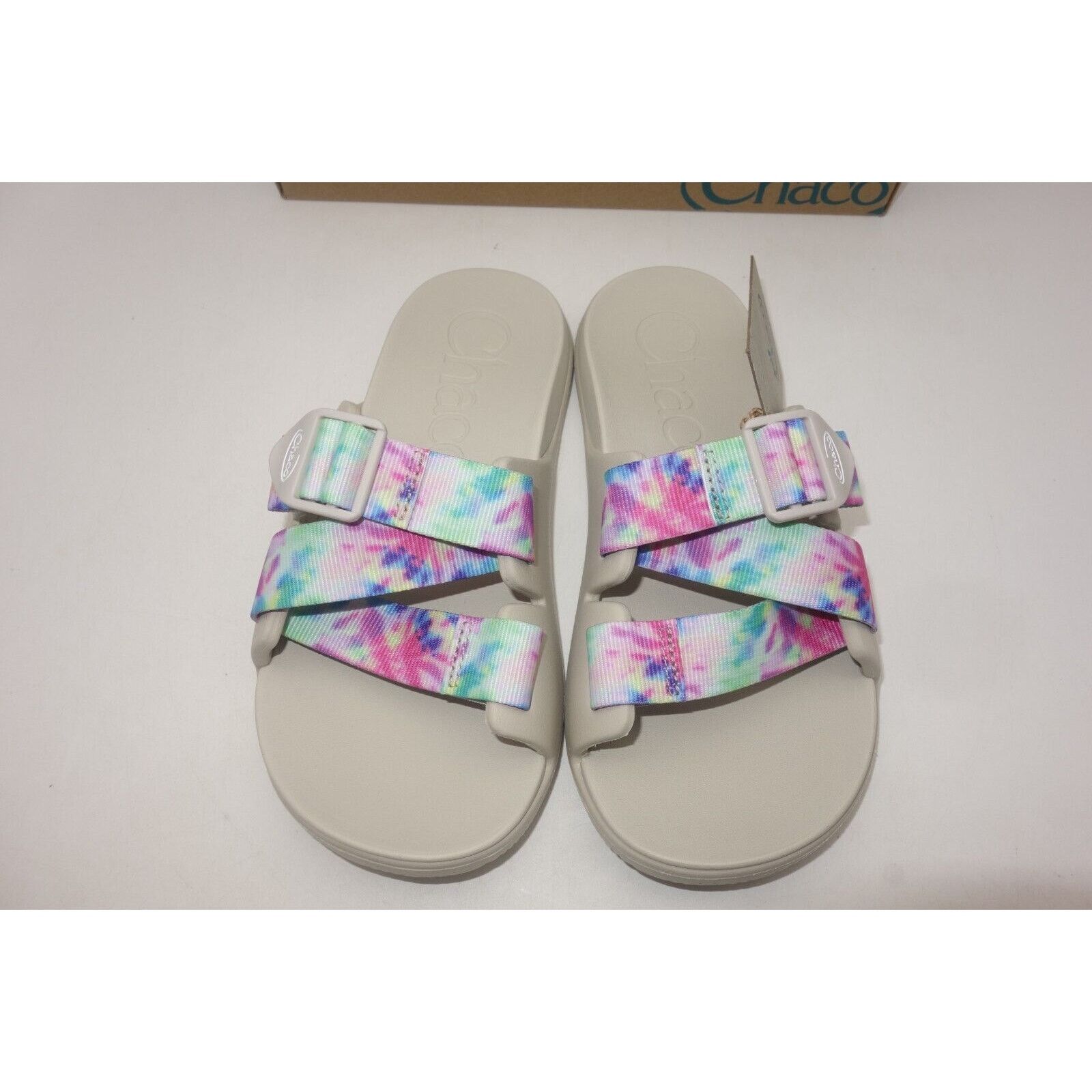 Chaco NEW Chaco Chillos Slide Light Tie Dye Comfort Sandals Slides Size US 6 / IT 36 - 9 Thumbnail