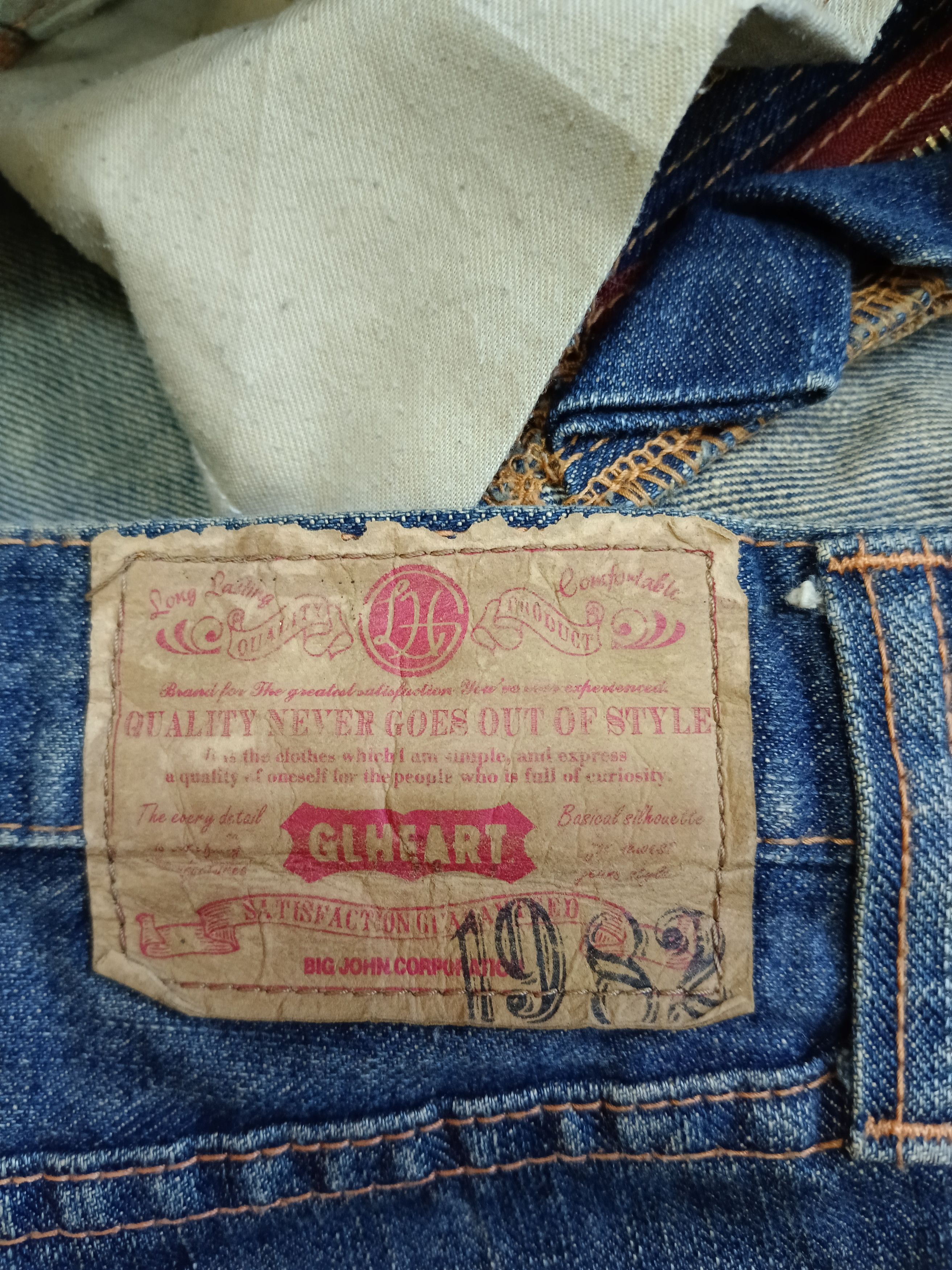 Rusty × Vintage SICK RUSTY 90s GLHEAT DENIM PANTS Size US 32 / EU 48 - 7 Thumbnail