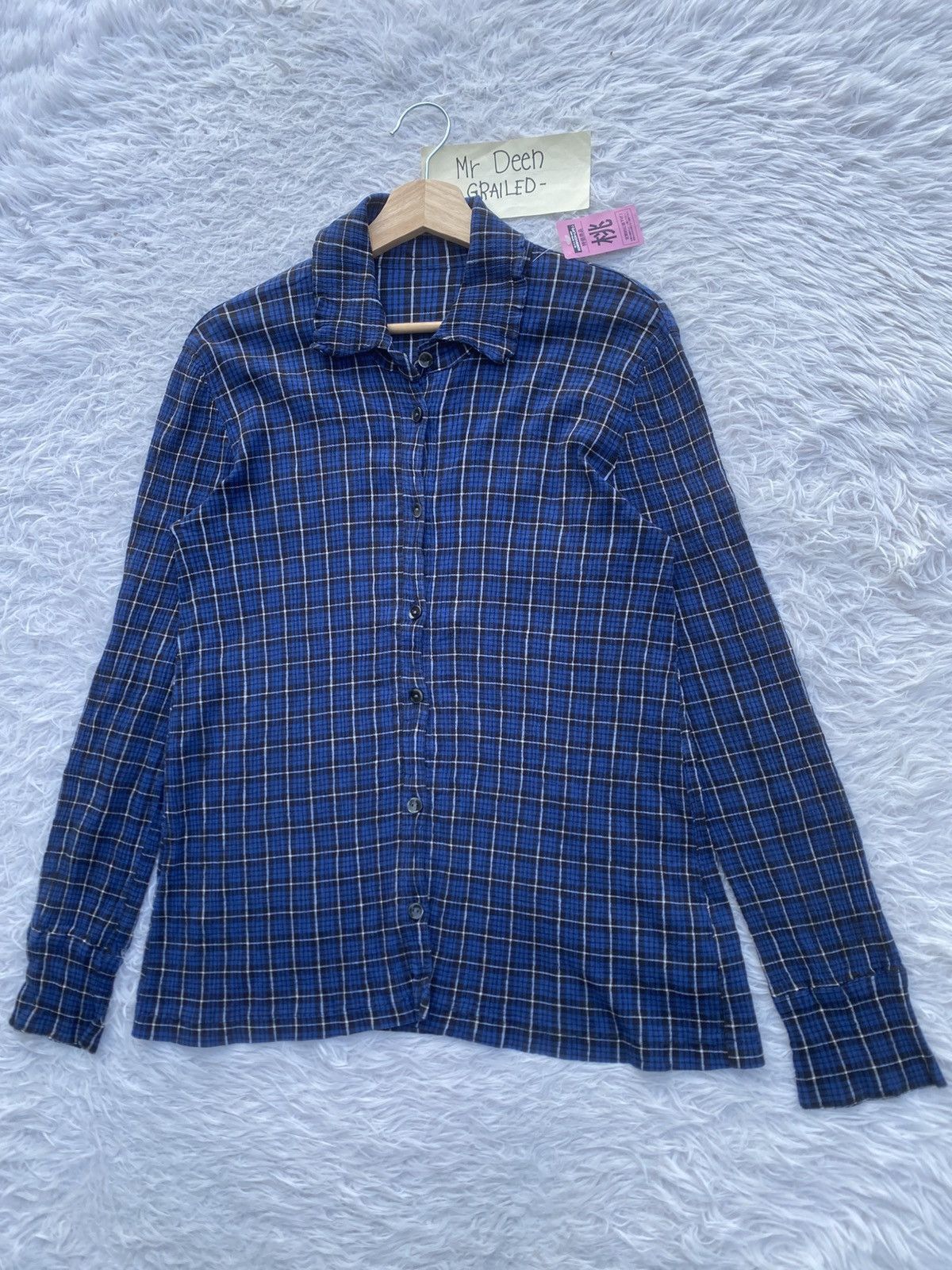 Tsumori Chisato Rare Vintage Tsumori Chisato by Issey Miyake Checkered Shirt Size US M / EU 48-50 / 2 - 3 Thumbnail