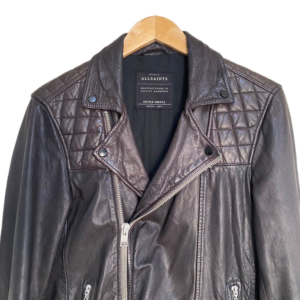 Allsaints Allsaint Leather Jacket Oxblood Conroy Size US XS / EU 42 / 0 - 3 Thumbnail