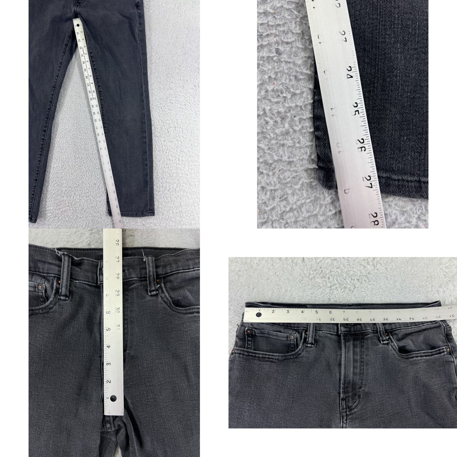 Vintage Lucky Brand Jeans Mens 29 Black Denim Straight Leg Cotton Blend Jeans Mens Regular 29 Black Denim Straight Leg 5-Pocket Design Vintage No Size US 29 - 8 Thumbnail