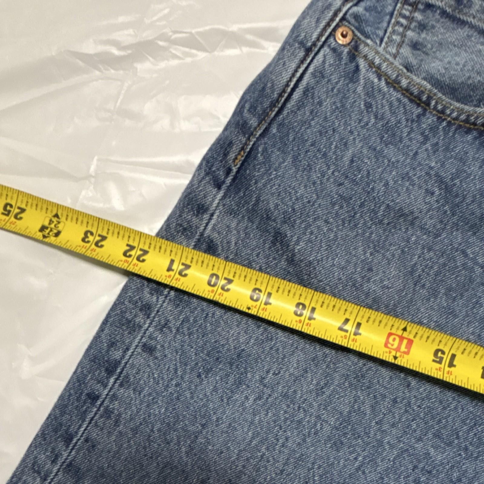 Levi's Levi's Straight Jeans 34x30 Medium Wash 5 ButtonFront Size US 34 / EU 50 - 3 Thumbnail