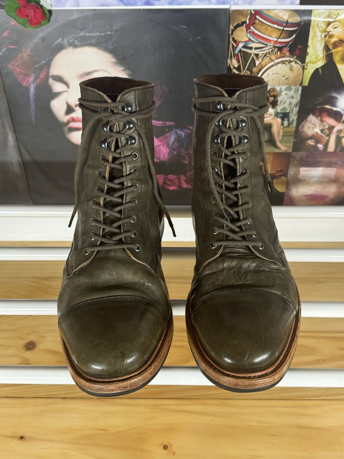 The Last Conspiracy Lace Up High Leather Boots Size US 10 / EU 43 - 5 Thumbnail