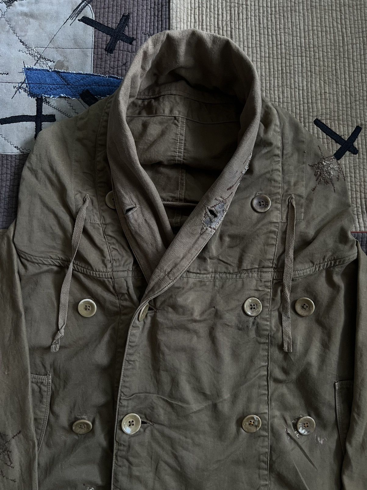 Kapital GRAIL🔥RARE VTG KAPITAL KATSURAGI MILITAR RINGCOAT OVERSIZED Size US XL / EU 56 / 4 - 12 Thumbnail