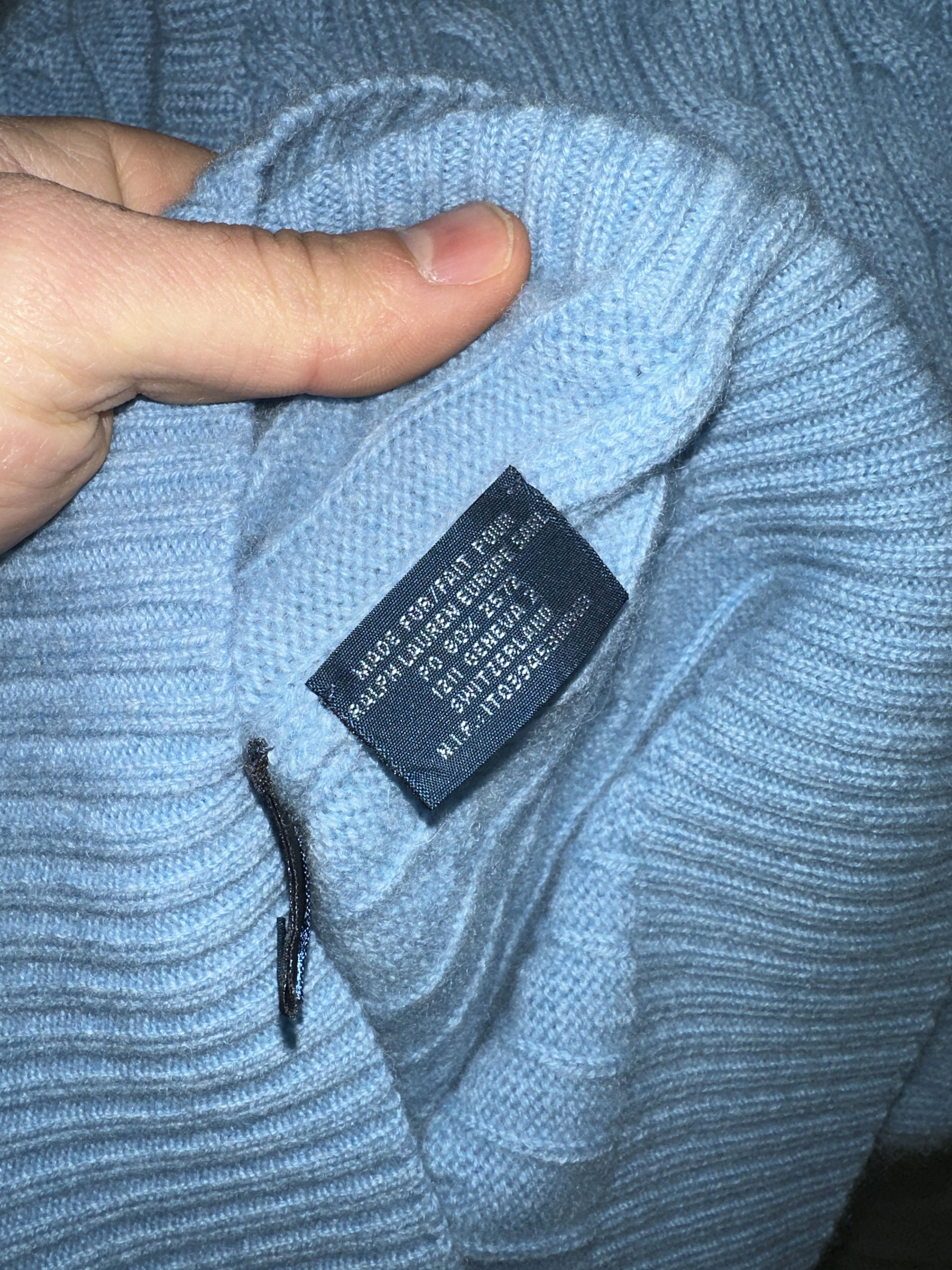 Ralph Lauren 1250$ Pure Cashmere Ralph Lauren Hand Knit Pullover Size XXL Size US XXL / EU 58 / 5 - 12 Thumbnail