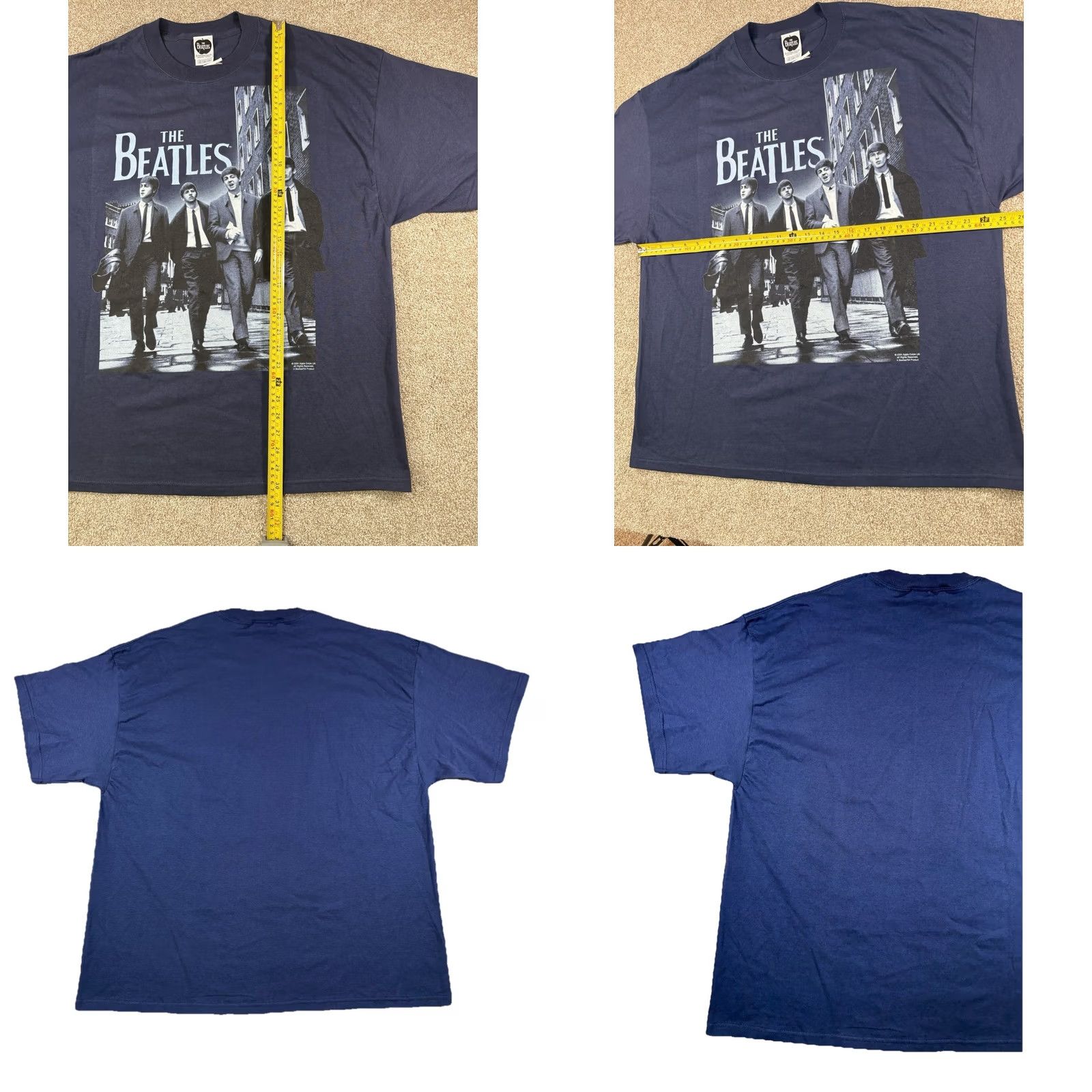 Apple VINTAGE The Beatles Short Sleeve Graphic Tee Men 2XL Blue 2006 Y2K Apple Corps. Ltd. Shirts Men's Graphic Tee 2XL Mens Size US 39 - 8 Thumbnail