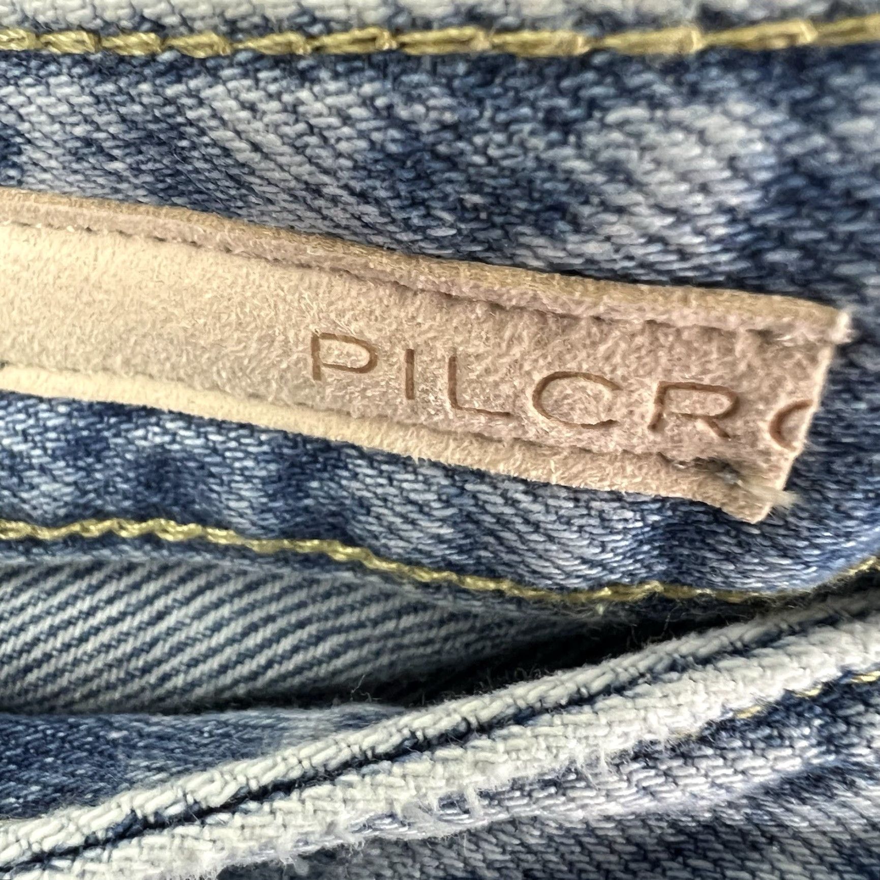 Anthropologie ANTHROPOLOGIE Pilcro Distressed Baggy Denim Jeans Womens 24W 48X30 Blue NWT Jeans Size 42" / US 20 - 6 Thumbnail
