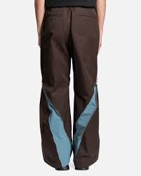 FFFPOSTALSERVICE FFFPOSTALSERVICE 3-Way Zip Trouser in Brown/Blue Size US 36 / EU 52 - 4 Thumbnail