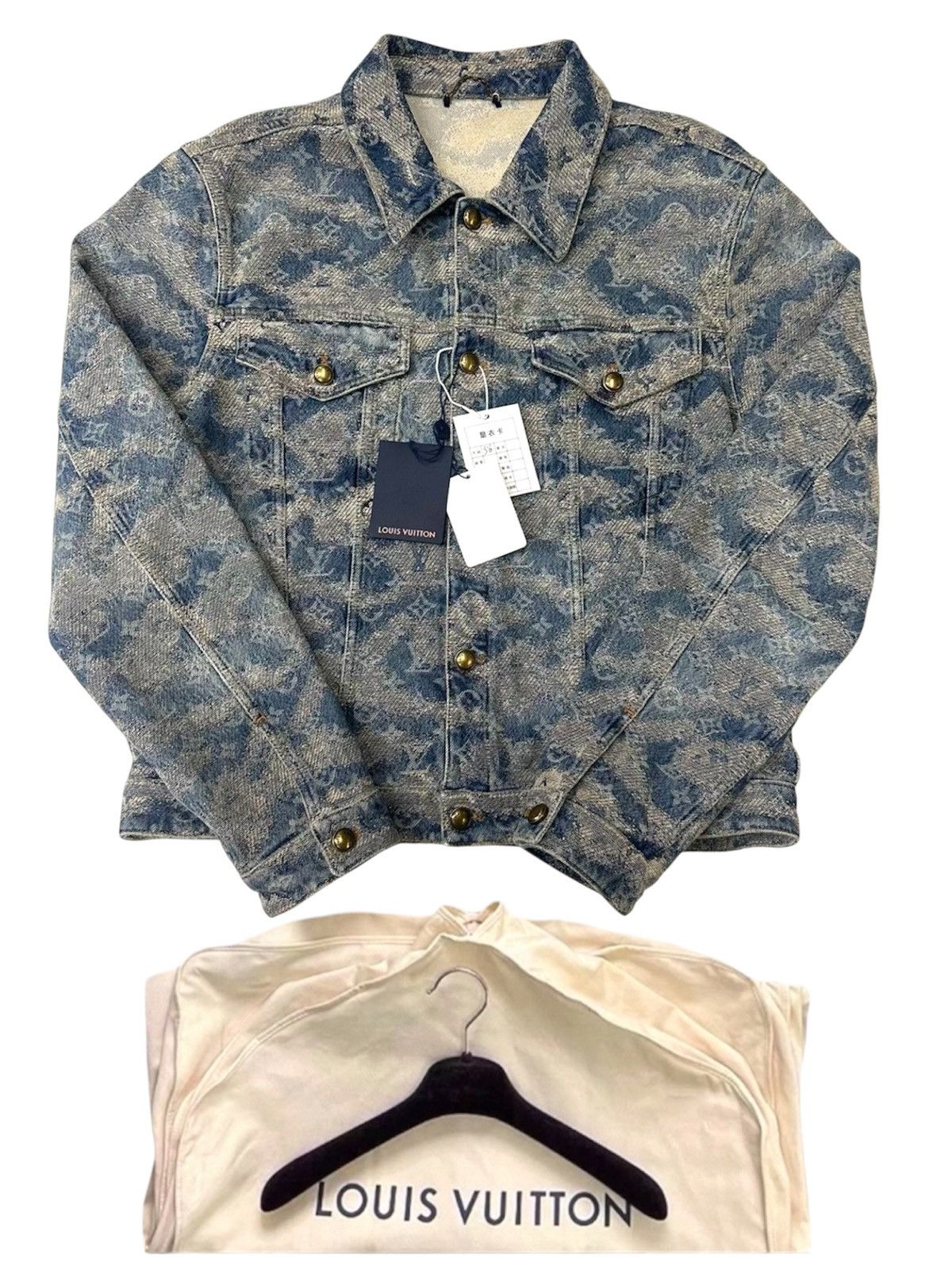 Louis Vuitton Louis Vuitton 50 Floral Tapestry Monogram Denim Jacket Size US M / EU 48-50 / 2 - 1 Thumbnail