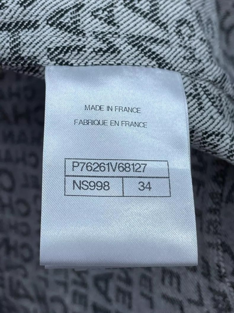 Chanel Chanel 24-letter flower sequin denim vest 2504-Nextarrow Size XXS / US 00 / IT 34 - 4 Thumbnail