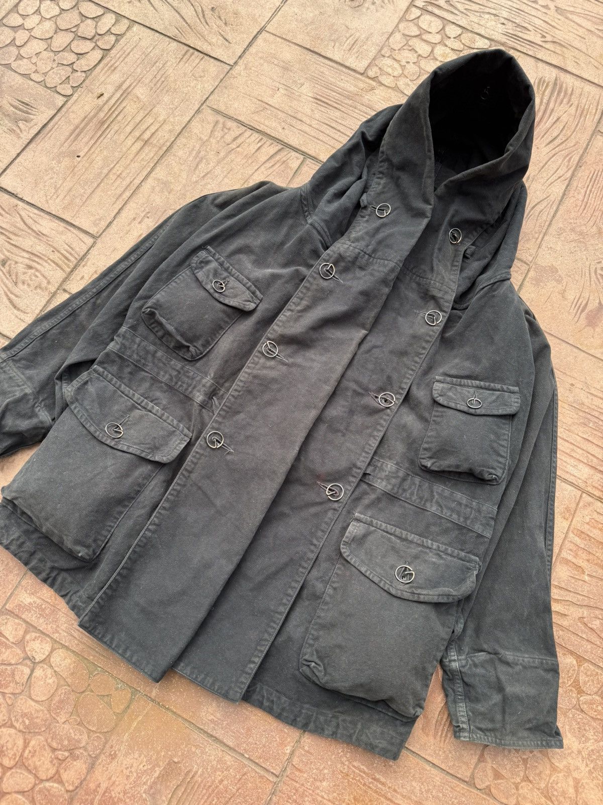 Kapital 🔥GRAIL🔥 RARE VTG KAPITAL KATSURAGI MILITAR RINGCOAT JACKET Size US L / EU 52-54 / 3 - 8 Thumbnail