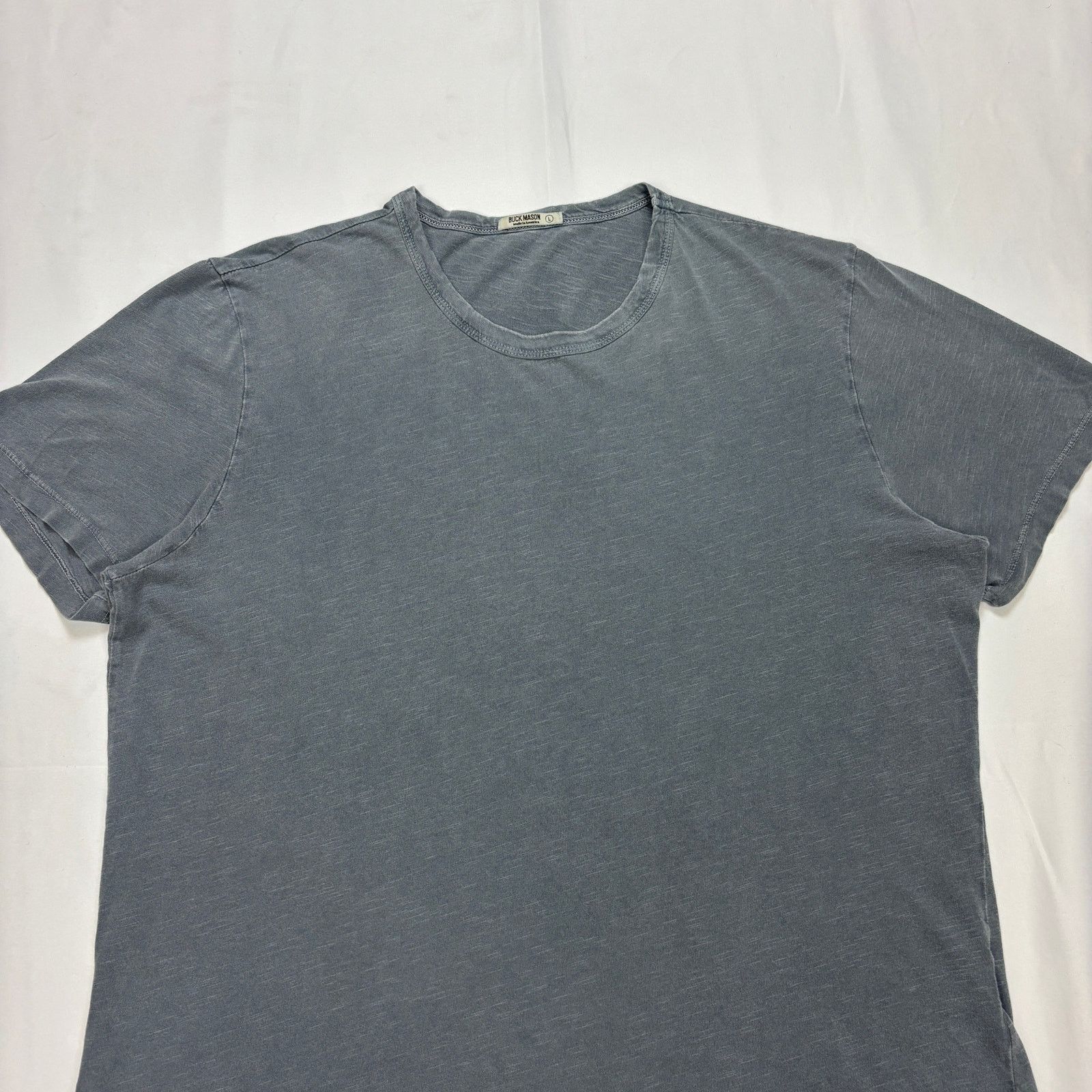 Buck Mason Buck Mason Curved Hem Slub Cotton Short Sleeve T Shirt Large Size US L / EU 52-54 / 3 - 2 Thumbnail