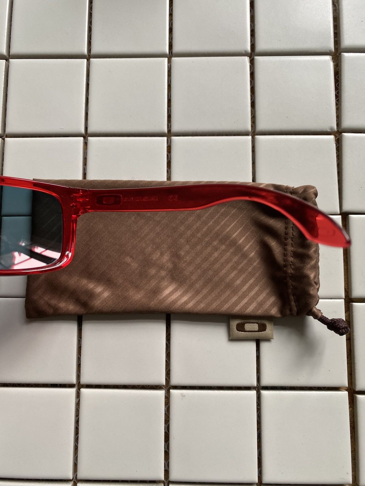 Oakley Oakley Holbrook Crystal Red Iridium Sunglasses Size ONE SIZE - 7 Thumbnail
