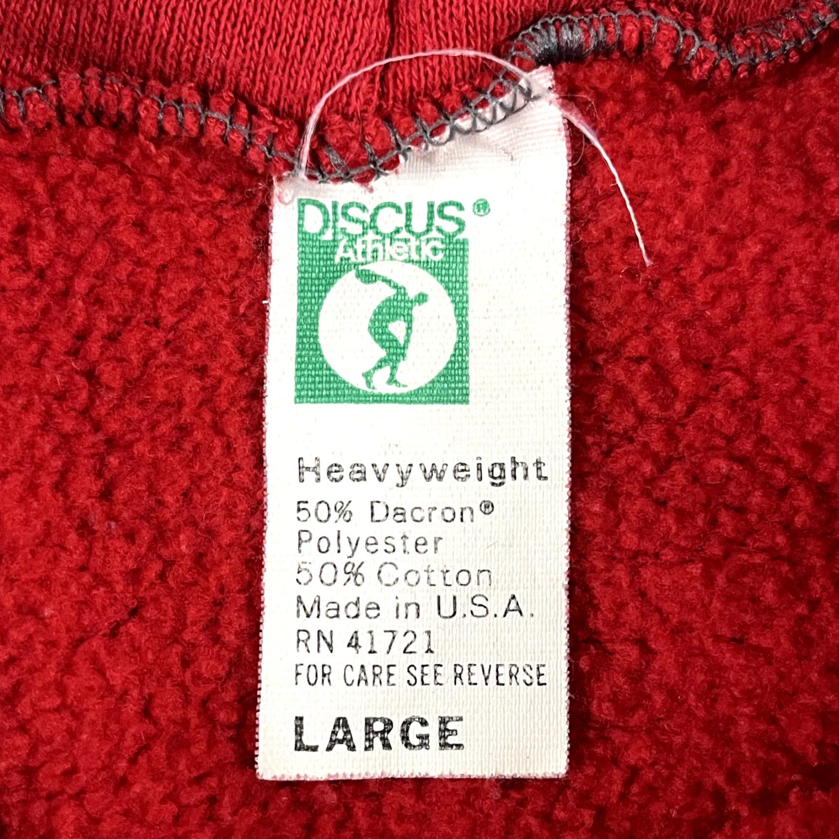 Vintage VINTAGE Discus Athletic Sweatshirt Adult Large Womens USA Graphic Hooded Size L / US 10 / IT 46 - 4 Thumbnail