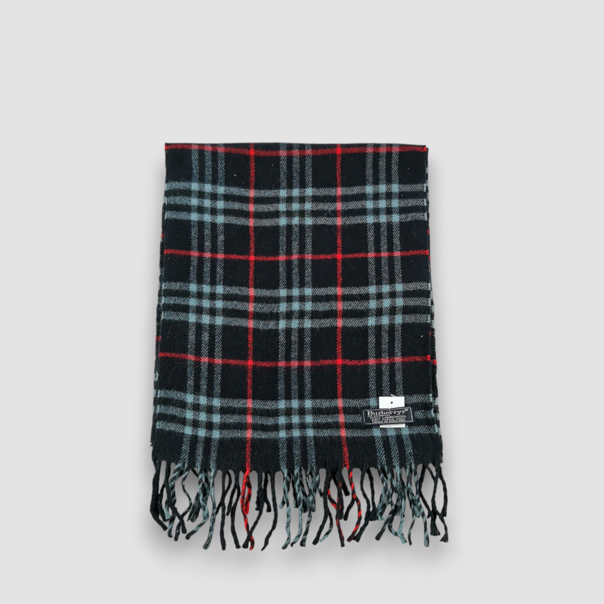 Burberry Vintage Burberry Scarf Tartan Muffler Winter Wool Scarves Size ONE SIZE - 2 Thumbnail