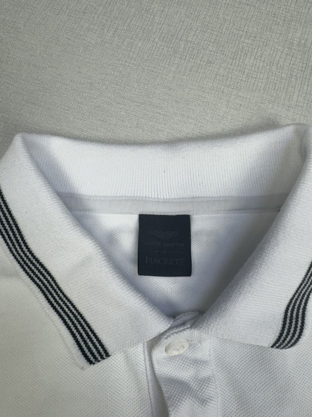 Hackett Men’s Hackett X Aston Martin Long Sleeve Rugby Shirt size XL Size US XL / EU 56 / 4 - 4 Thumbnail
