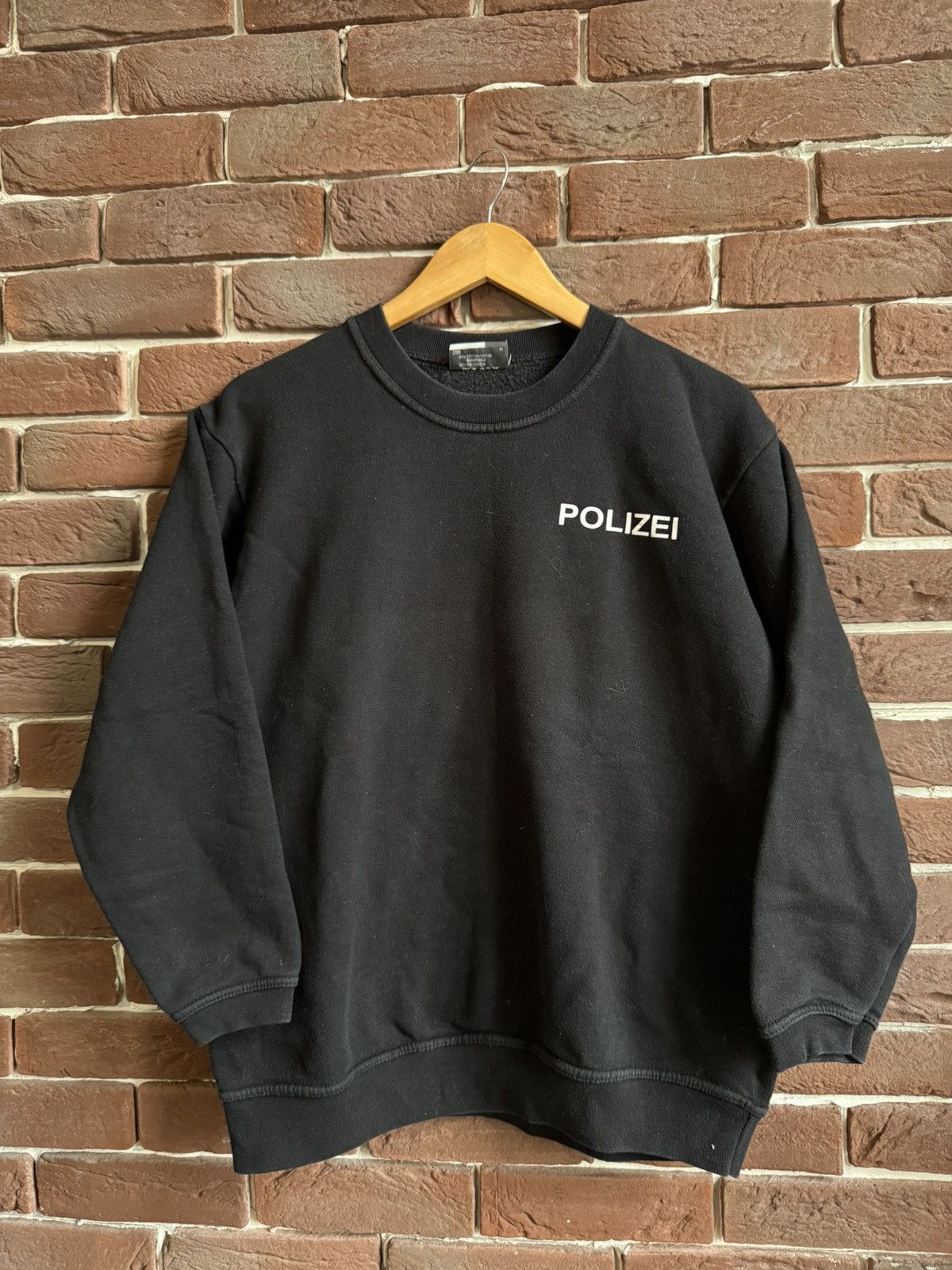 Vintage Polizei German 90s Vintage Crewneck Avant Garde Hype Rare Size US M / EU 48-50 / 2 - 2 Thumbnail