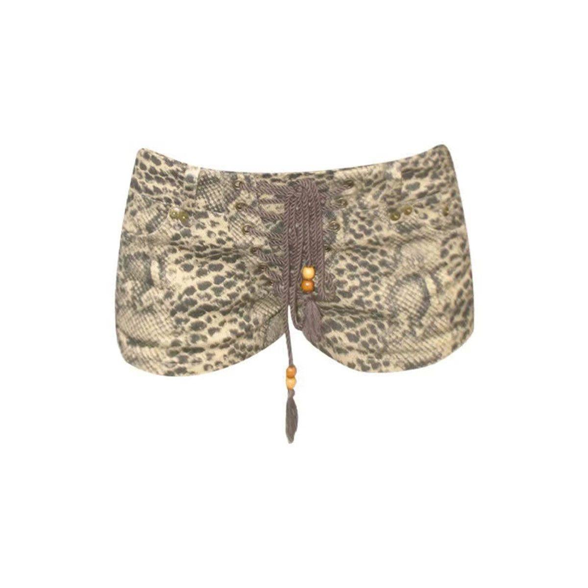 Other Punk Grunge Leopard Print Retro 00’s Y2k Style Shorts Size 28" / US 6 / IT 42 - 5 Thumbnail