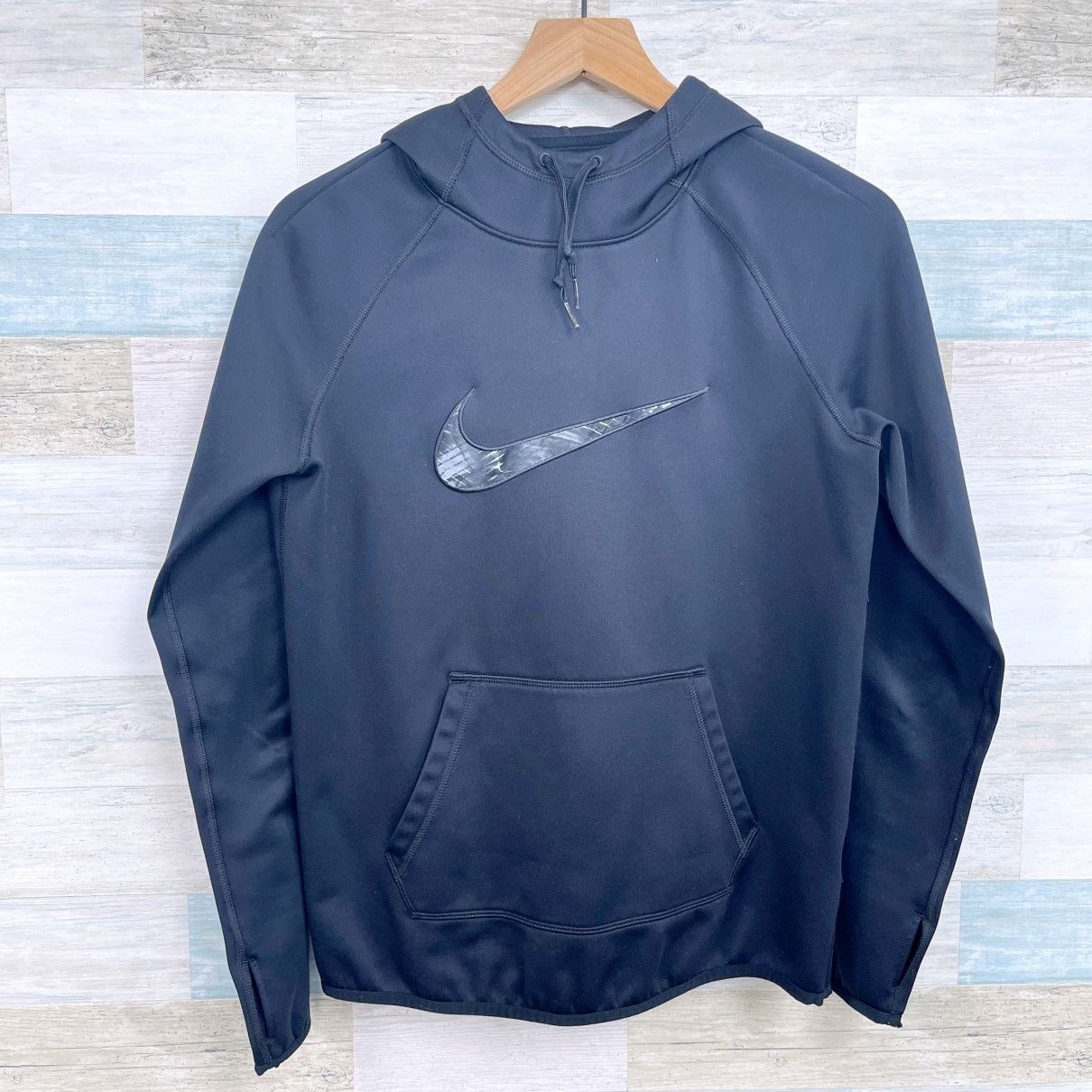 Nike Nike Therma Training Hoodie Black Gray Camo Swoosh Womens S Size S / US 4 / IT 40 - 1 Thumbnail