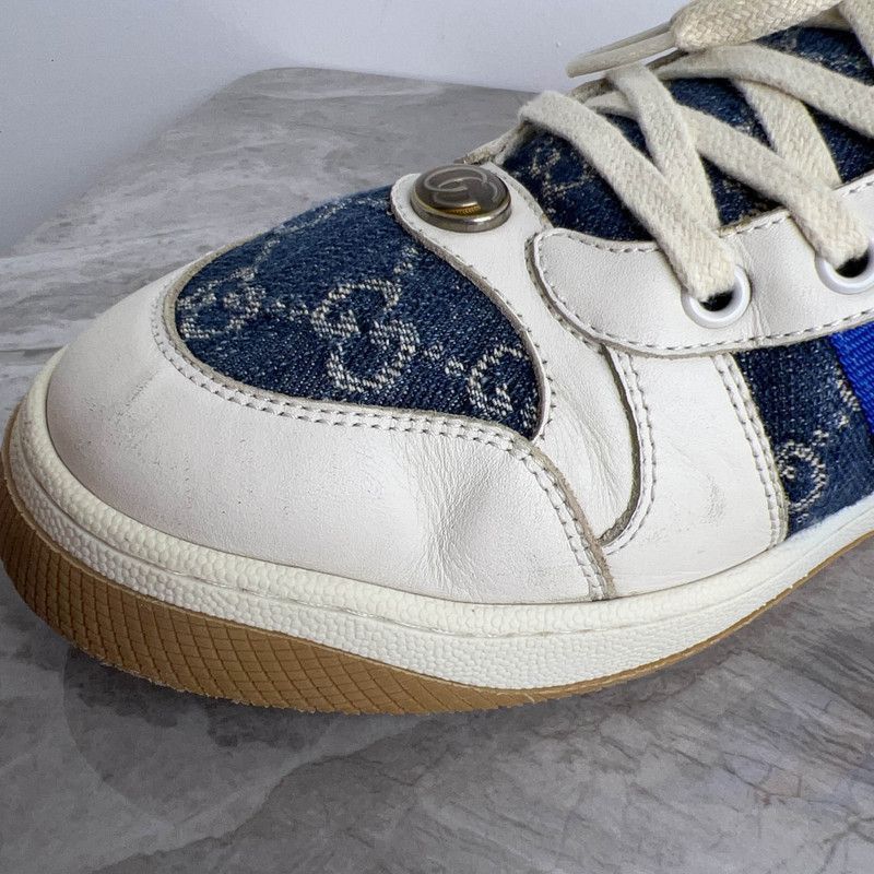 Gucci Gucci Screener Denim Series Stylish Sneakers - Size US 9.5 / EU 42-43 - 7 Thumbnail