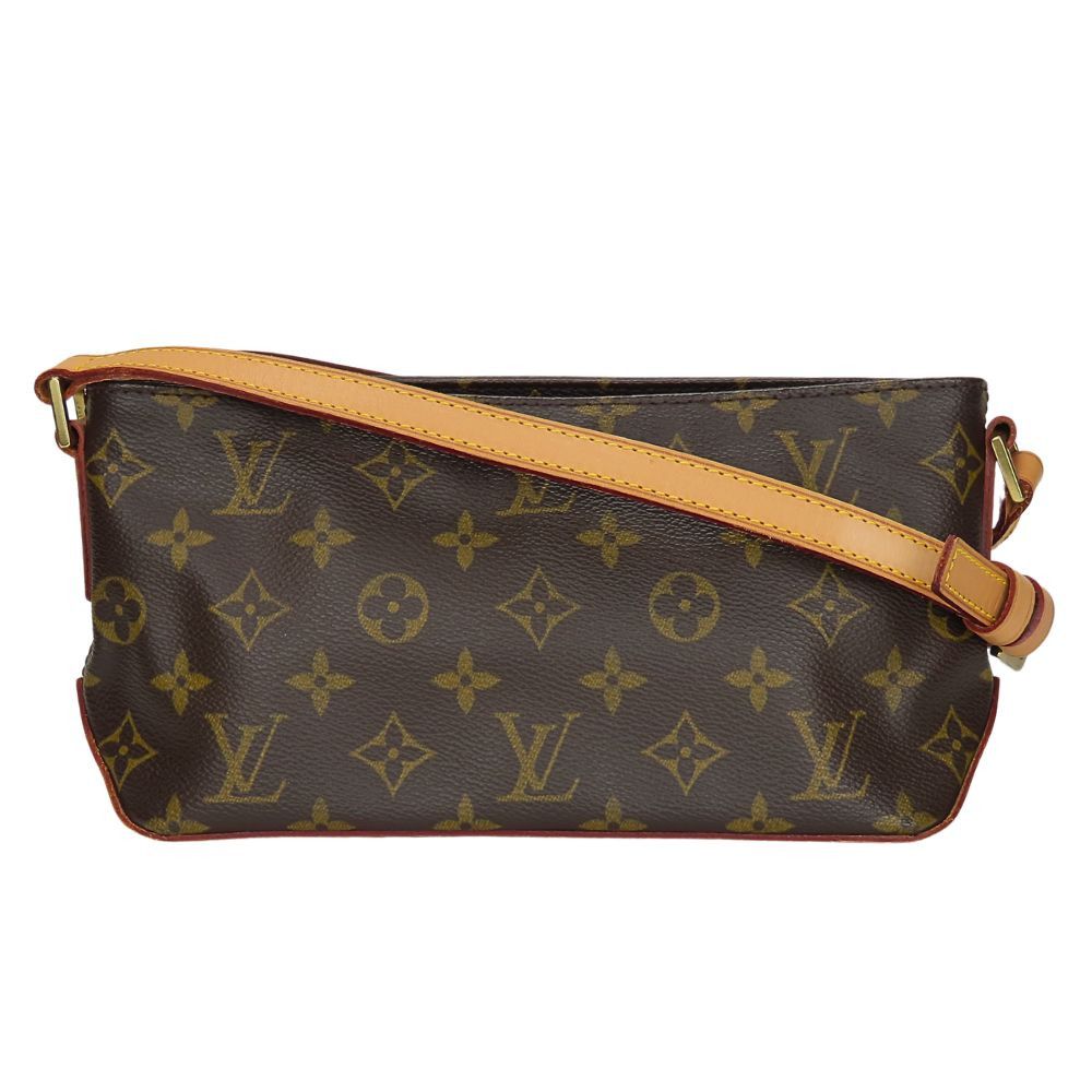 Louis Vuitton Louis Vuitton Trotter Monogram Shoulder Bag Canvas Shoulder Bag M51240 in Brown, Women's