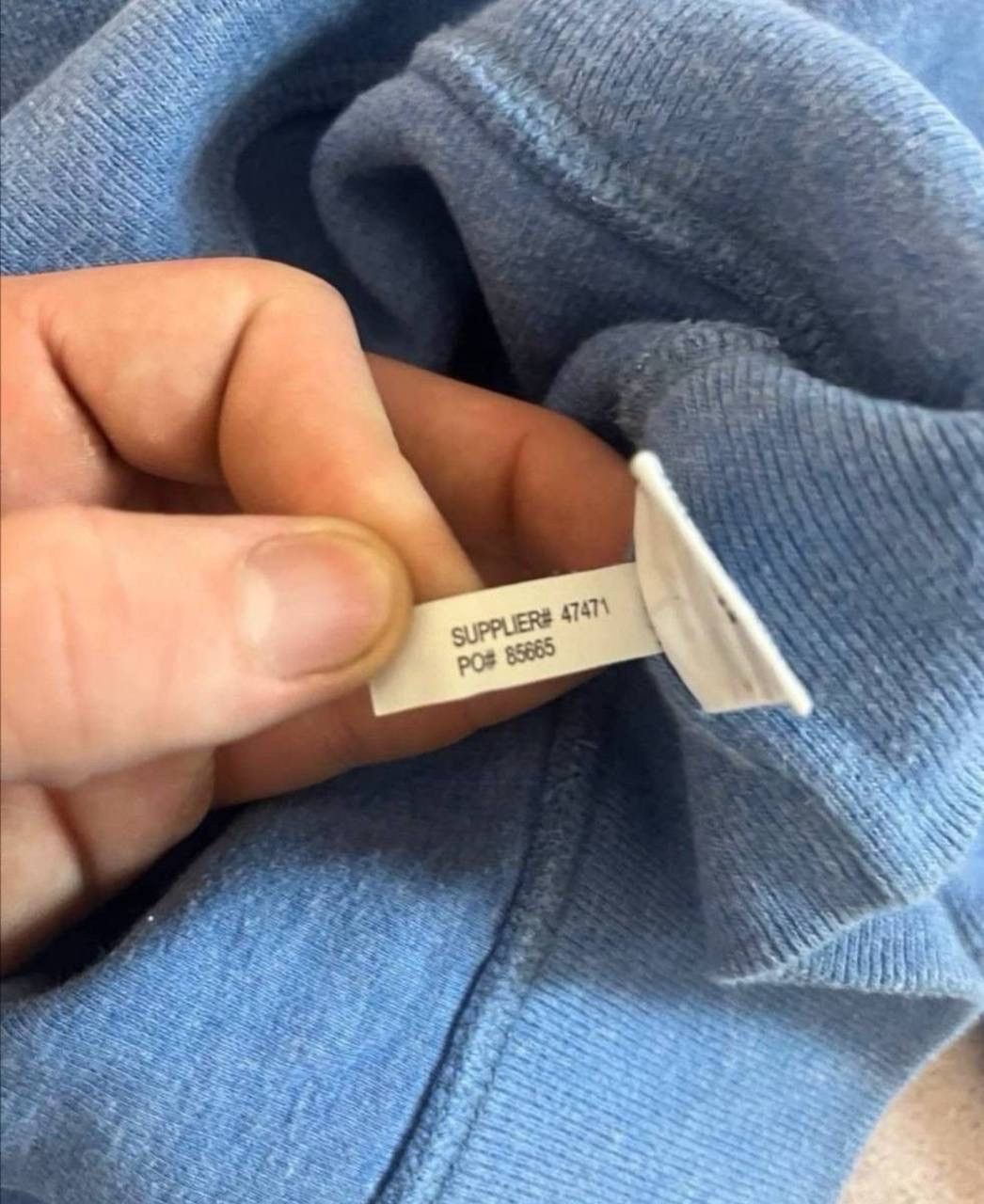 Polo Ralph Lauren × Vintage Vintage Polo Ralph Lauren Distressed Rugby Sweatshirt Size US L / EU 52-54 / 3 - 6 Thumbnail