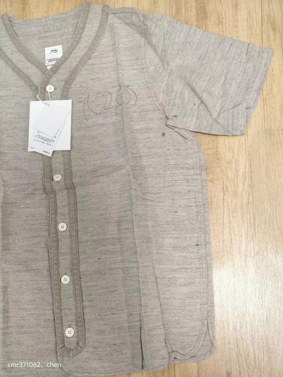 Visvim VISVIM 18SS DUGOUT S/S FLANNEL Grey 3 (Smaller) NEW Size US L / EU 52-54 / 3 - 4 Thumbnail