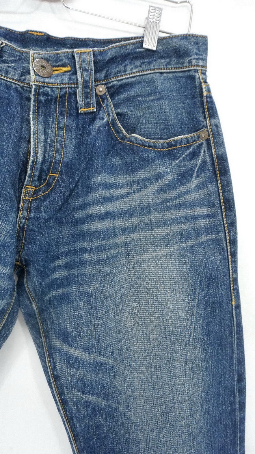Designer Japan COCOLULU Spell Out Blue Jeans Size US 30 / EU 46 - 5 Thumbnail