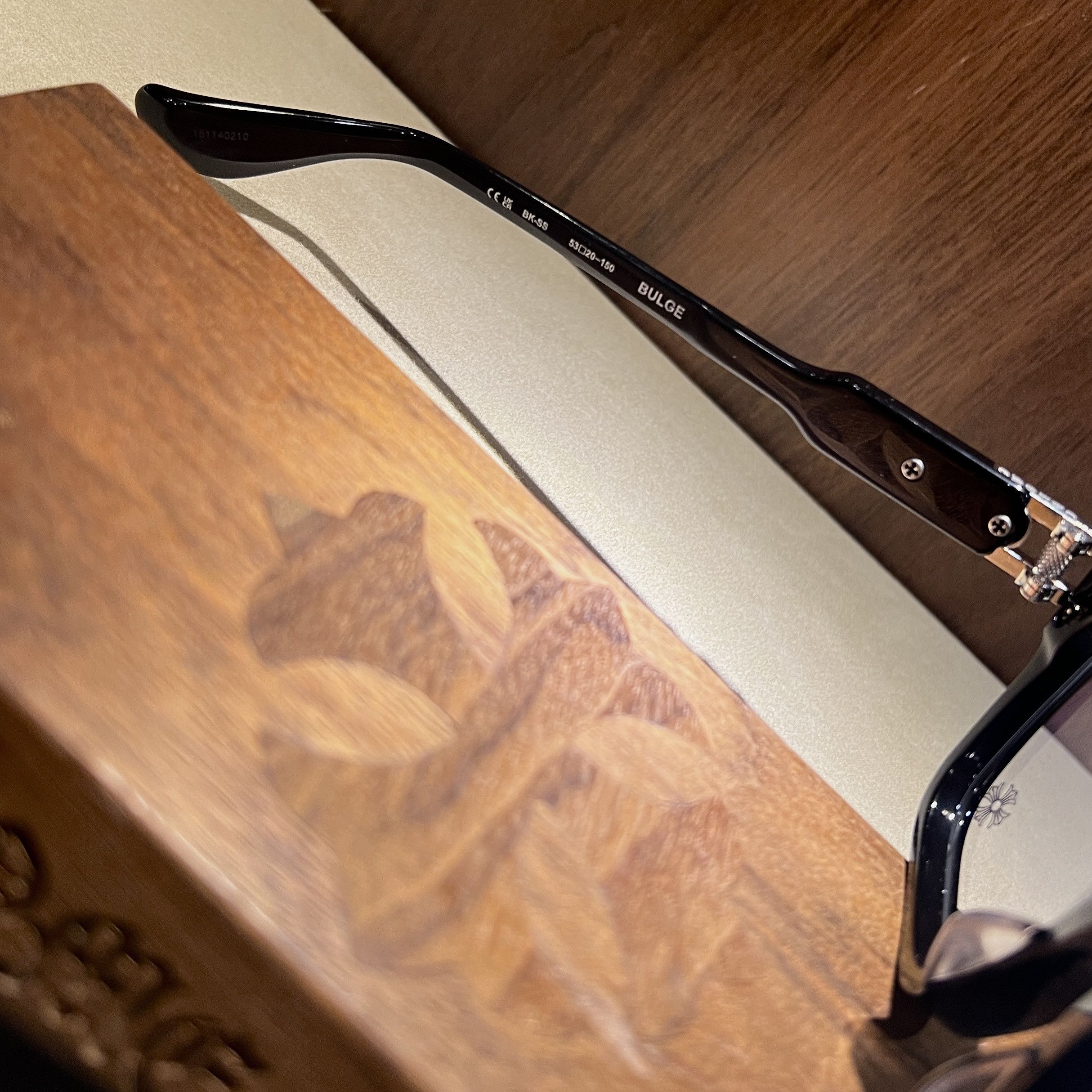 Chrome Hearts Chrome Hearts BULGE BLACK/SILVER GLASSES Size ONE SIZE - 7 Thumbnail