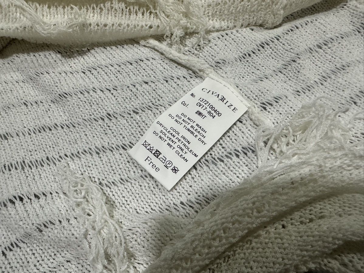 CIVARIZE 🔥Sick Y2K Civarize Frayed Knitted Poncho Capes Size US XL / EU 56 / 4 - 7 Thumbnail