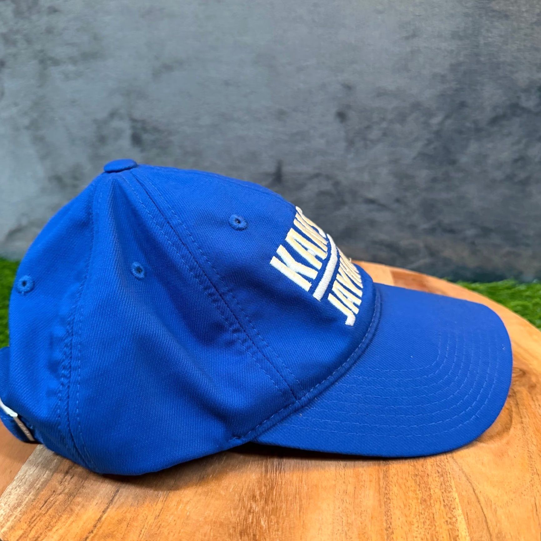 Adidas Adidas Kansas Jayhawks Hat Mens Blue Climalite Adjustable NCAA Baseball Cap KU Hat Mens Blue Size ONE SIZE - 3 Thumbnail