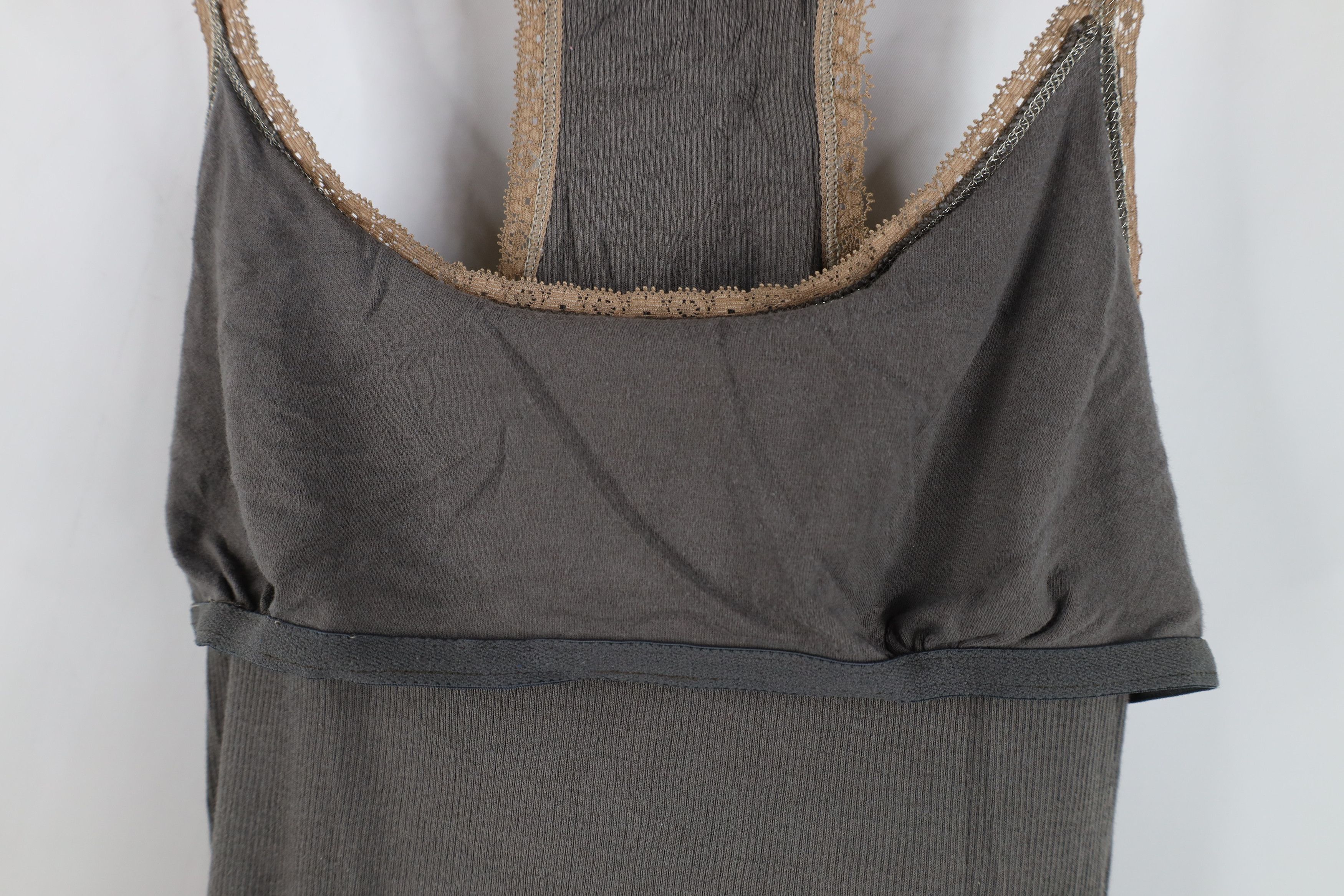 Abercrombie & Fitch Vintage 90s Y2K Abercrombie & Fitch Lace Tank Top T-Shirt Size M / US 6-8 / IT 42-44 - 10 Thumbnail
