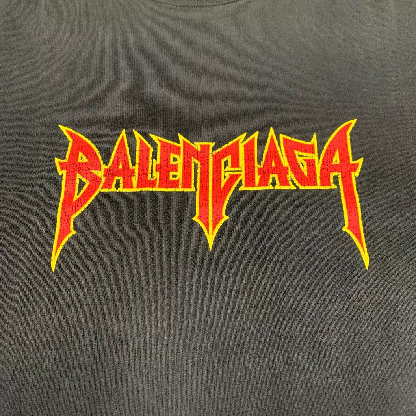 Balenciaga Balenciaga Black Flame Distressed SS 5 9/10 Size XL / US 12-14 / IT 48-50 - 7 Thumbnail