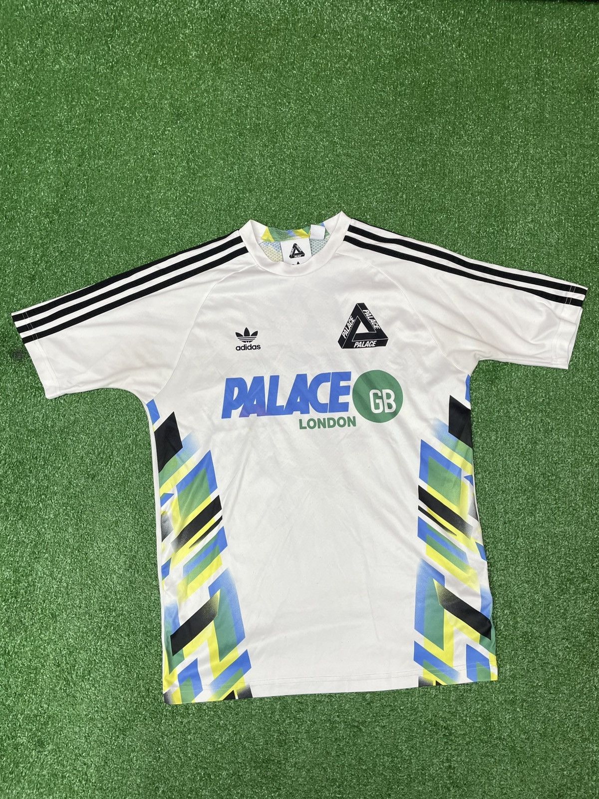 Palace Palace Skateboards Persailles Football Top White | Grailed