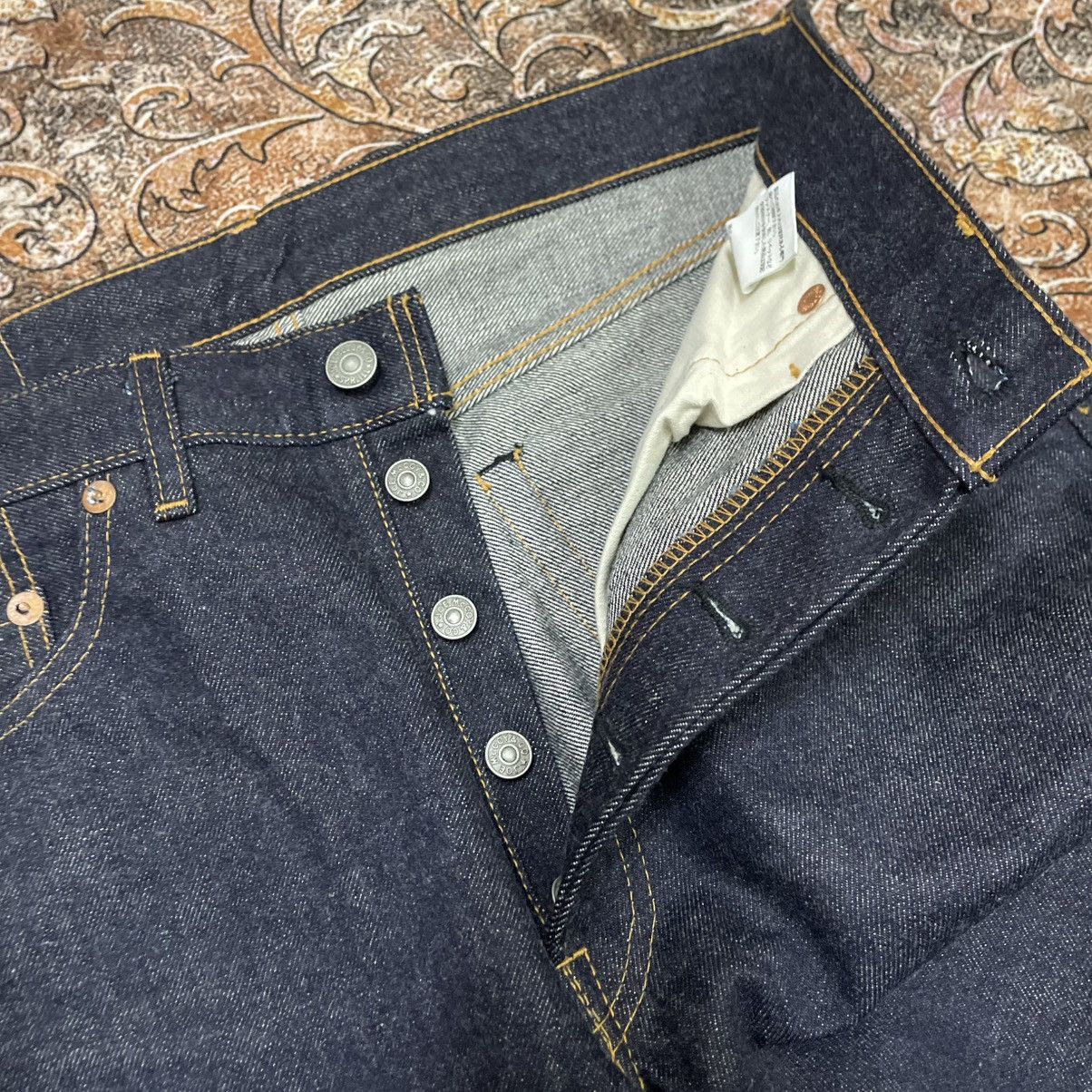 The Real McCoy's 🔥🇯🇵NOS Unworm Joe Mc Coy Stoned Washed Selvedge Denim Jeans Size US 32 / EU 48 - 9 Thumbnail