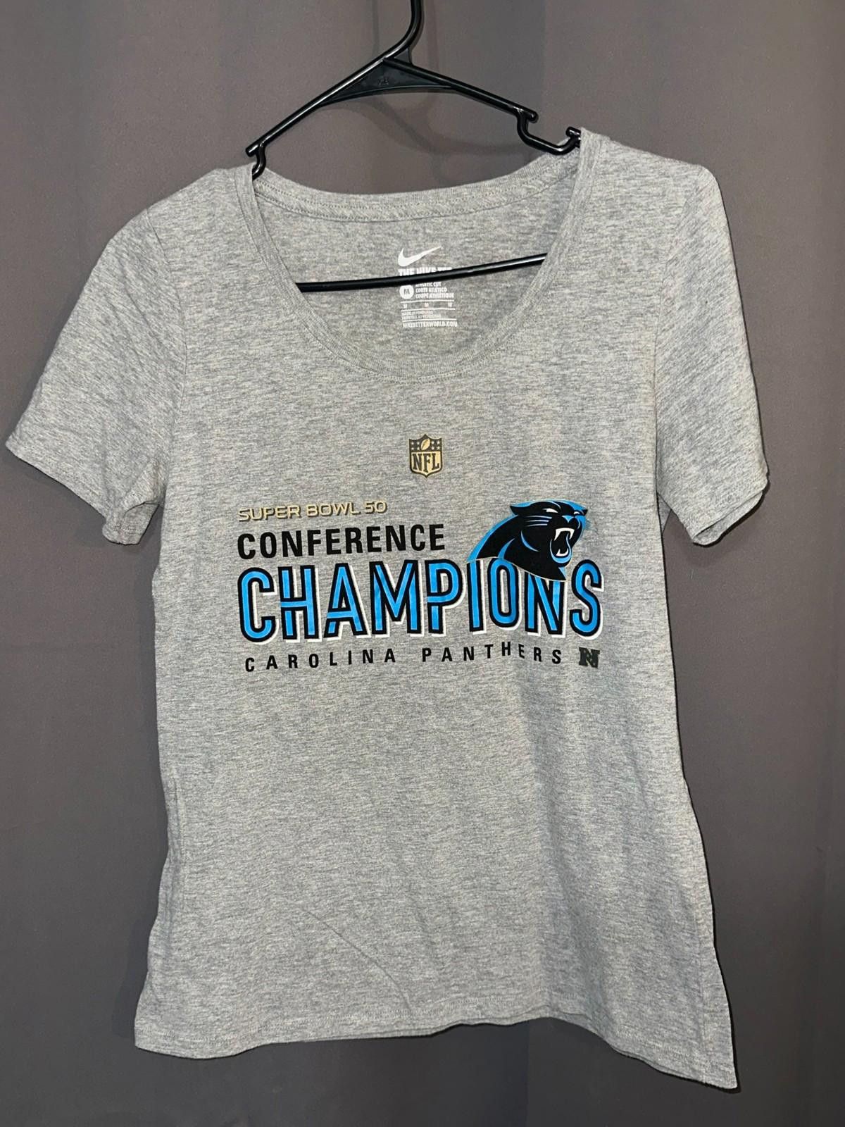 Nike Nike Carolina Panthers Super Bowl 50 NFL Conference Champs M Size M / US 6-8 / IT 42-44 - 2 Thumbnail