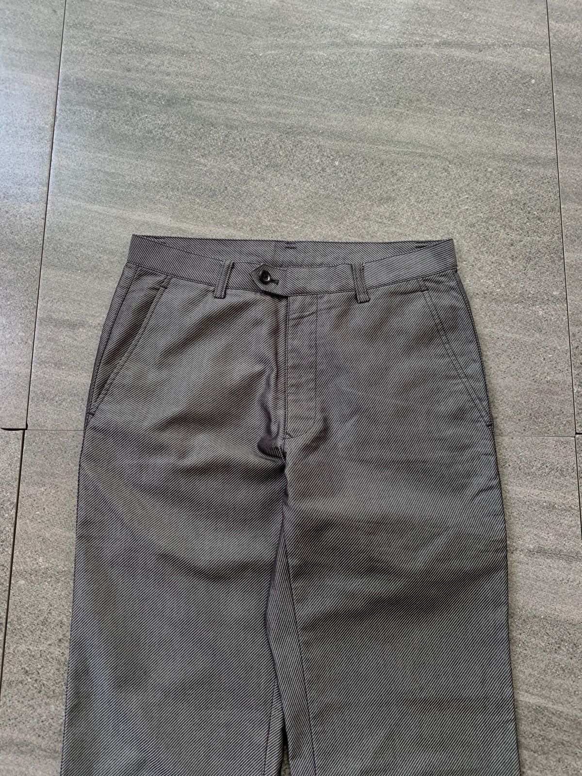 Jean Paul Gaultier FREE TAX! Diagonal Striped Trousers Size US 30 / EU 46 - 3 Thumbnail