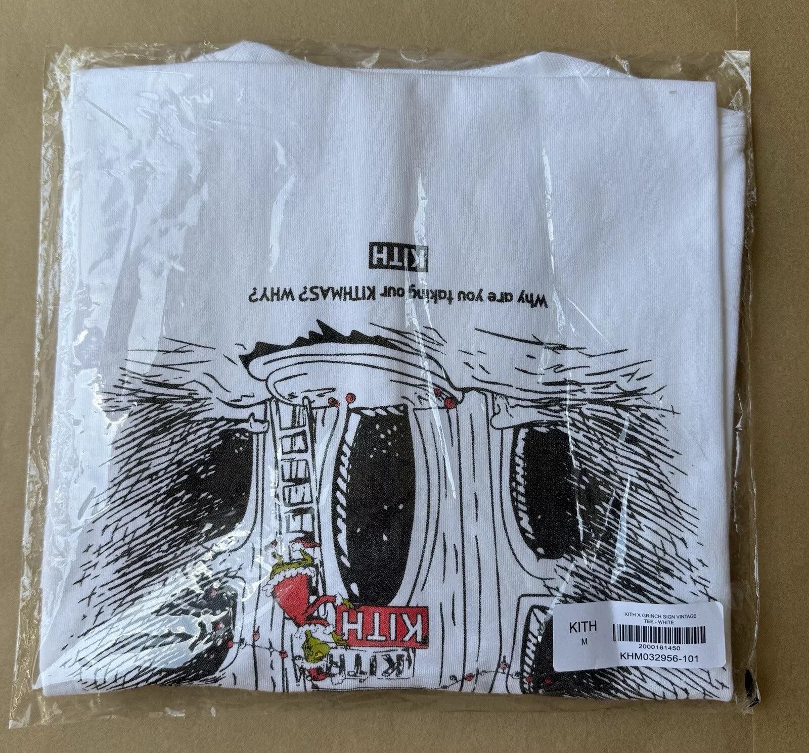 Kith KITH x The Grinch - Sign Vintage Tee Logo White Size US M / EU 48-50 / 2 - 7 Thumbnail