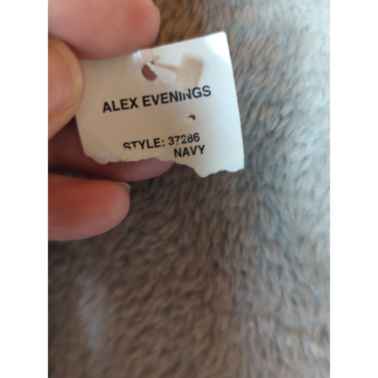 Alex Evenings VINTAGE Alex Evenings Skirt Maxi Midi Chiffon Blue 90s Gothic Grunge Fairy Witchy Hanky Hem Elastic Waist Hand Wash Only Womens M Size 32" / US 10 / IT 46 - 3 Thumbnail