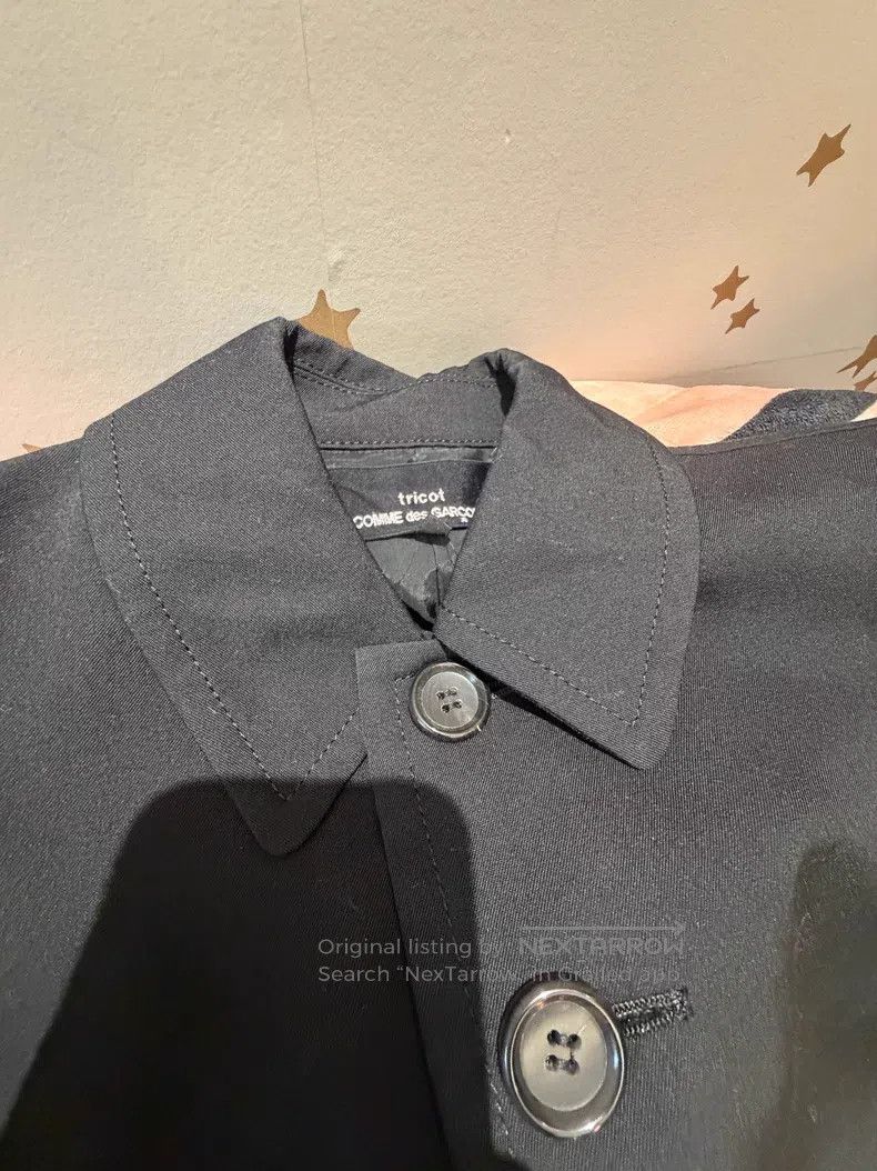 Comme des Garcons Comme des Garcons Pleated Wool Patchwork Duster Size S / US 4 / IT 40 - 2 Thumbnail