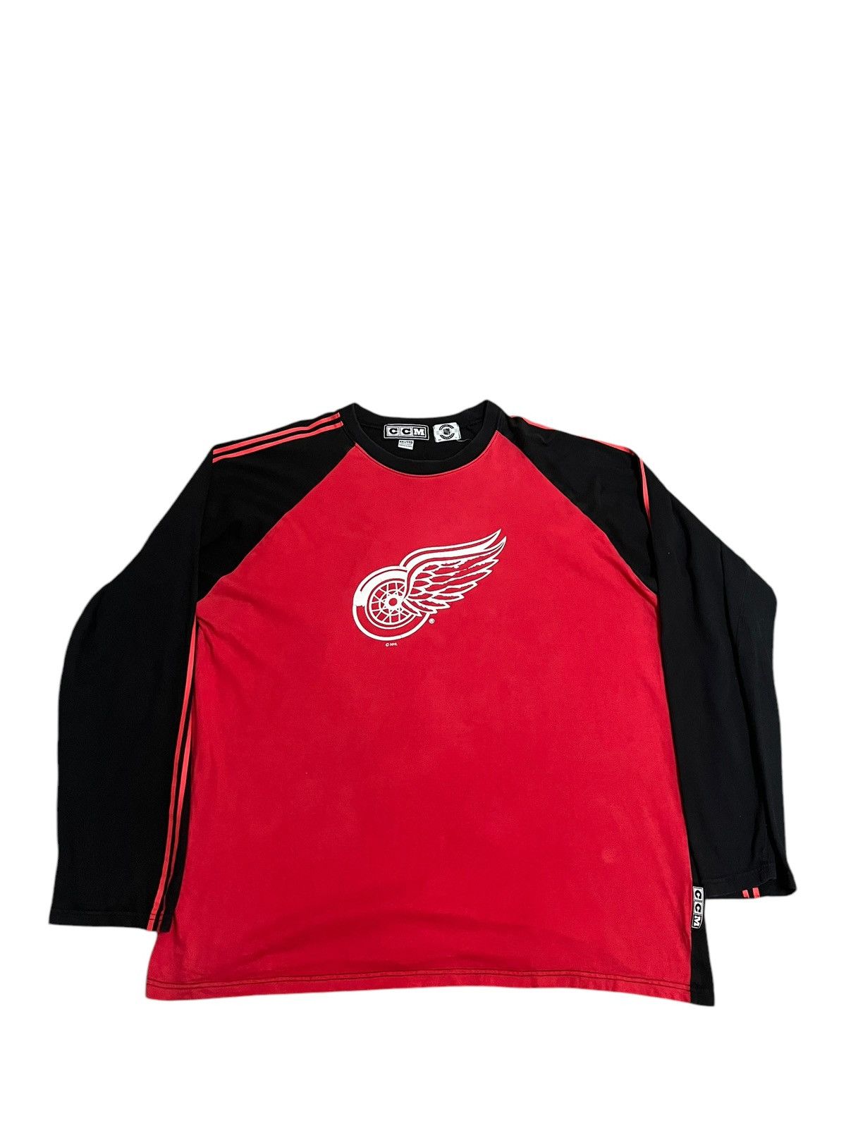 NHL × Vintage Vintage CCM Detroit Red Wing Shirt Oversized Size US XXL / EU 58 / 5 - 4 Thumbnail