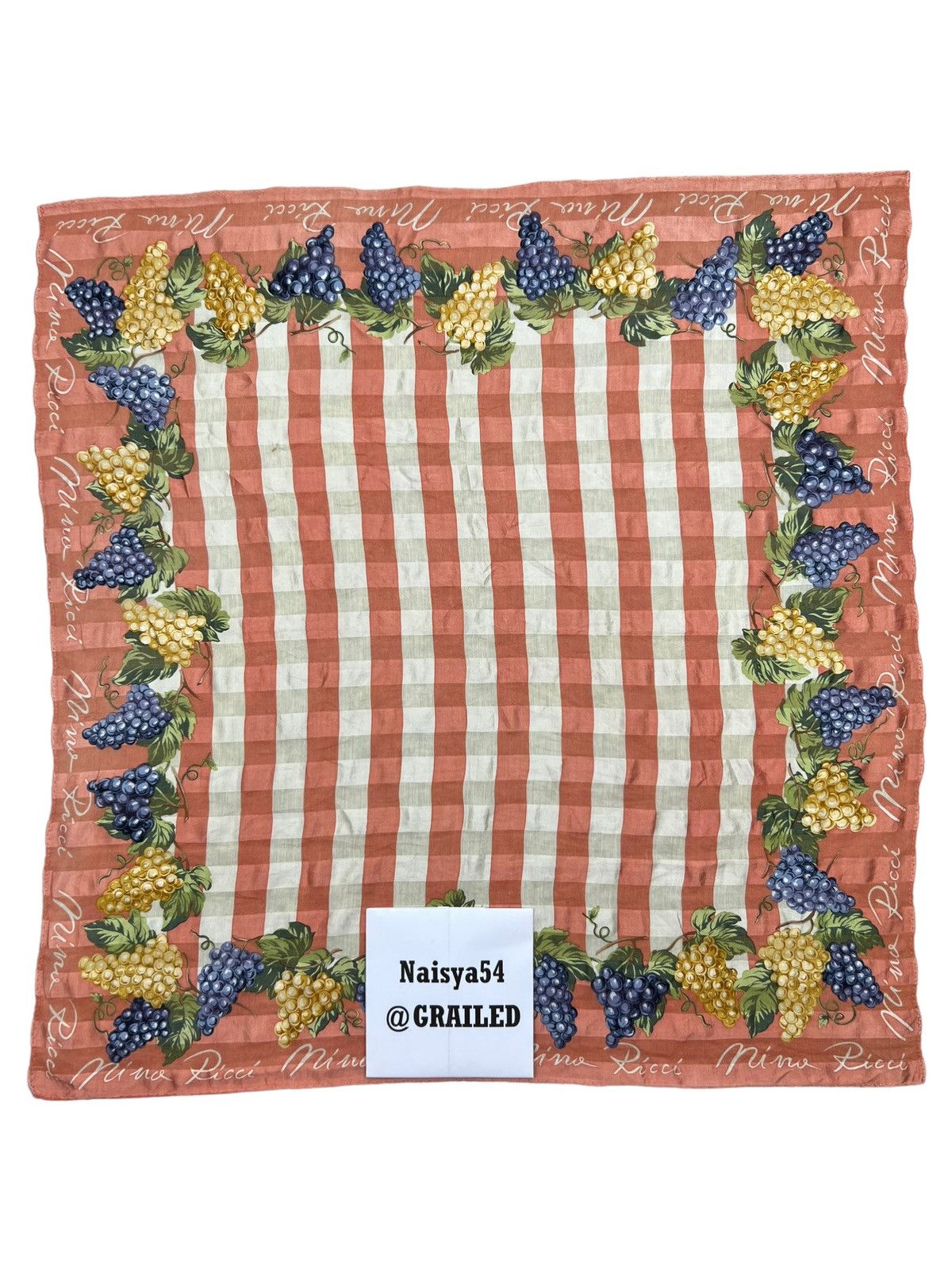Nina Ricci Nina Ricci Handkerchief Neckerchief Bandana Pocketsquare Size ONE SIZE - 6 Thumbnail