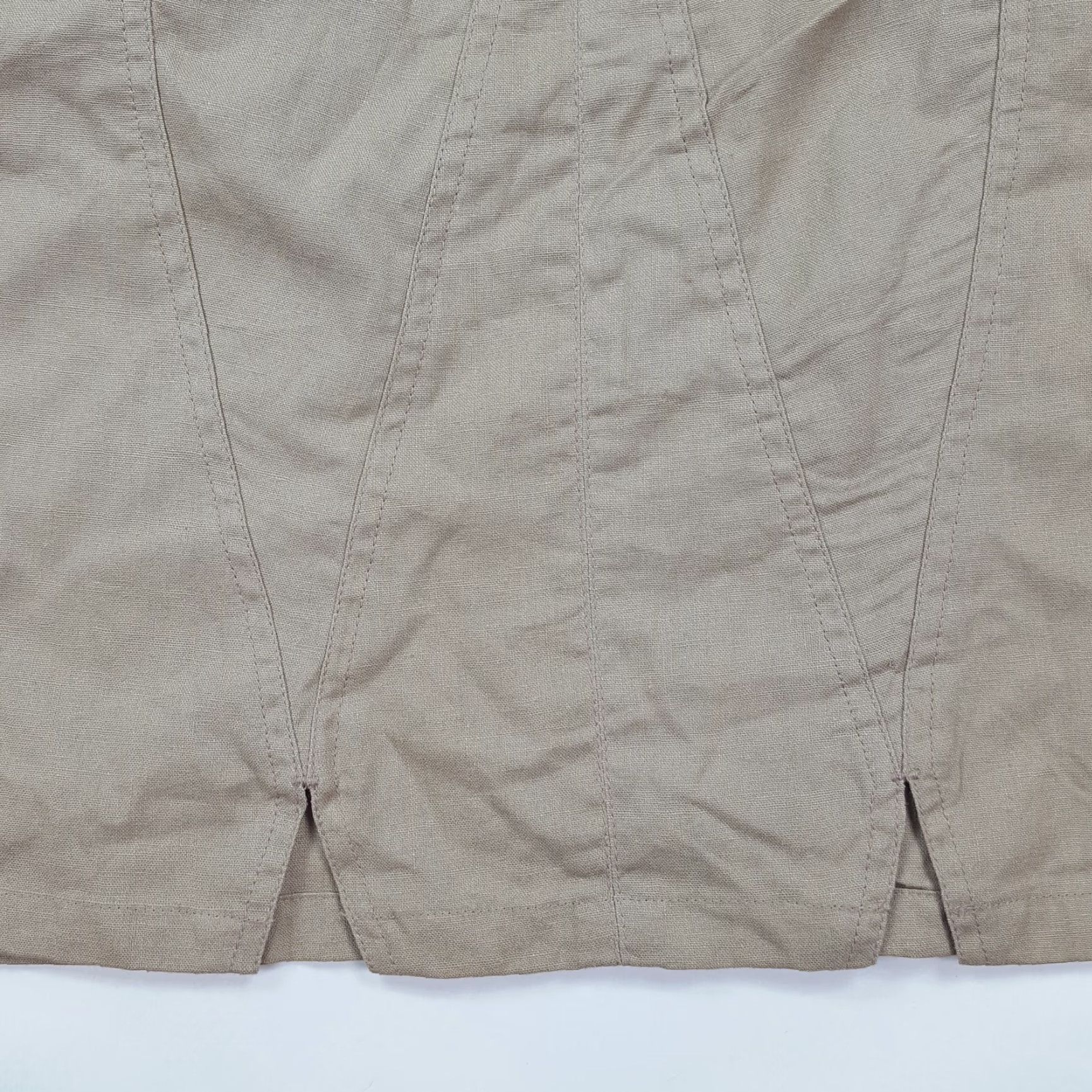 Vintage VINTAGE Gitano Skirt Womens 8 Brown Woven Pencil Knee Length 80s 90s Retro All Seasons Pockets Size 30" / US 8 / IT 44 - 7 Thumbnail