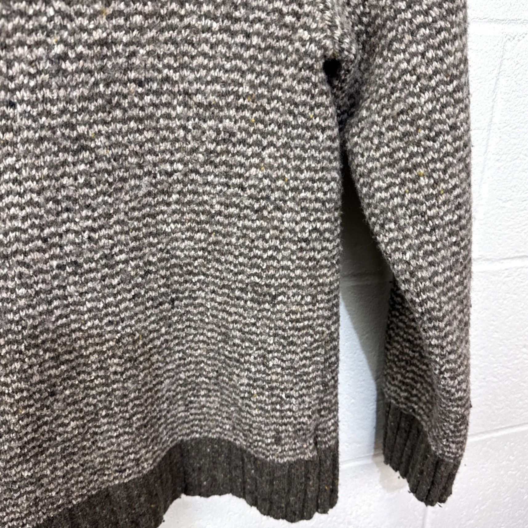 Gap VINTAGE Gap Sweater Men's Medium Brown Knit Wool Blend Quarter Zip Y2K Mens Size US M / EU 48-50 / 2 - 7 Thumbnail