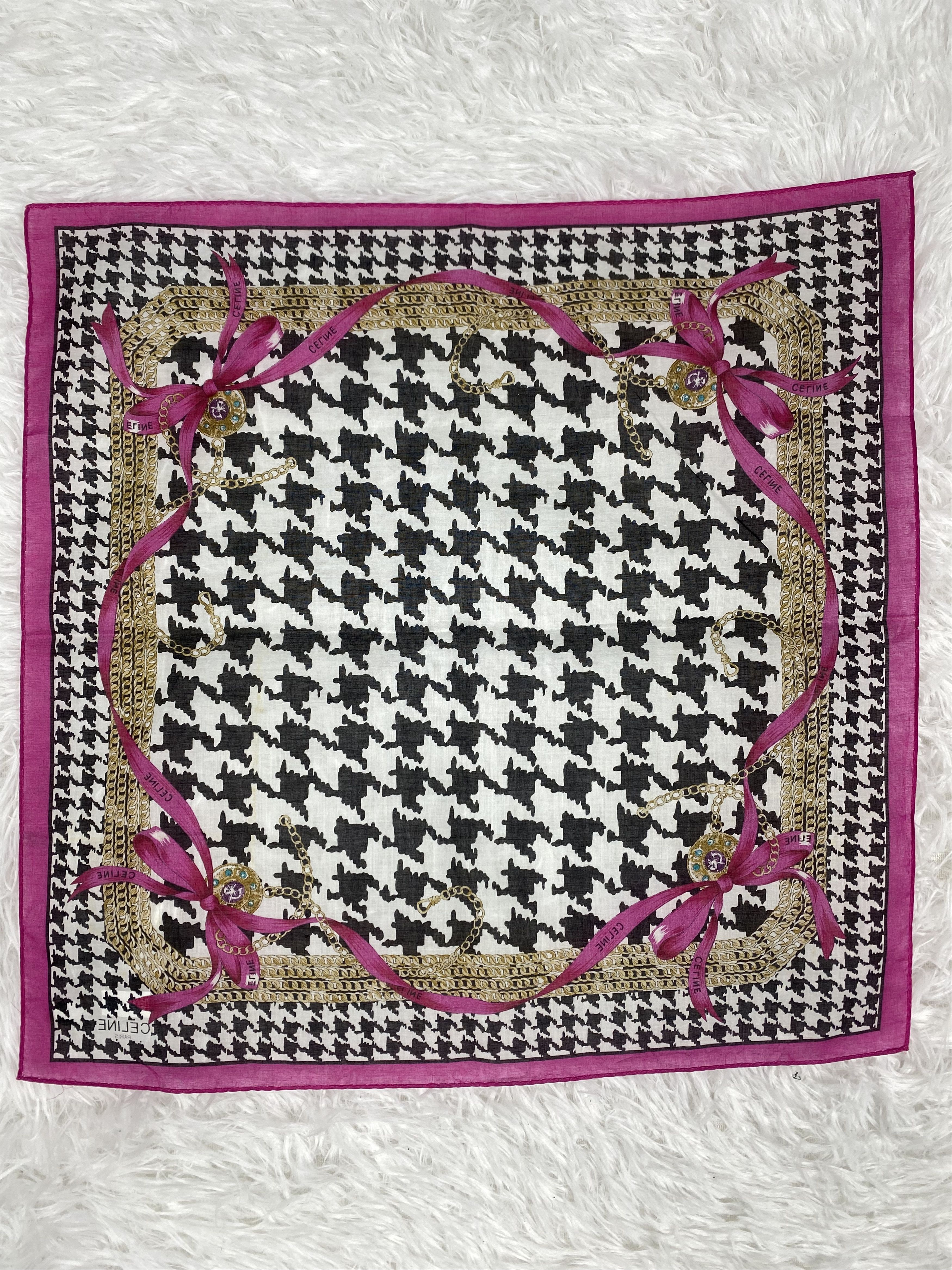 Celine Vintage Celine Handkerchief Neckerchief PH0595 Size ONE SIZE - 4 Thumbnail