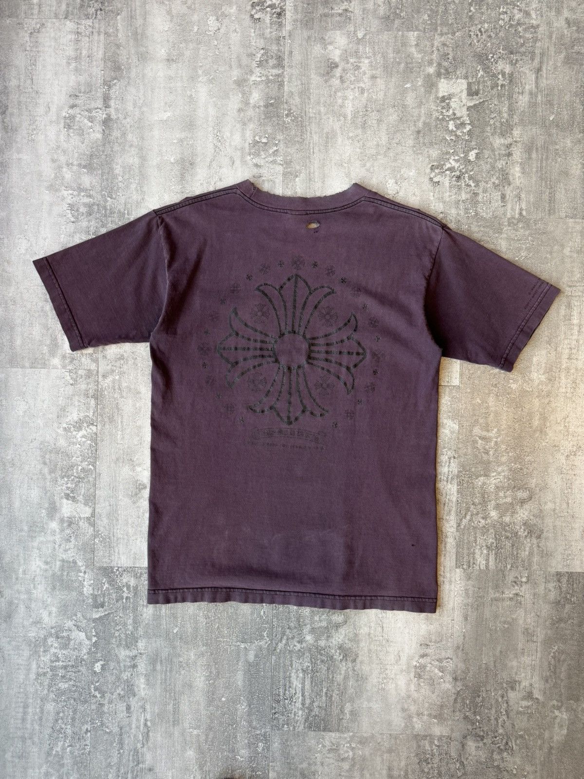 Chrome Hearts Vintage Faded Chrome Hearts Plus Tee Size US M / EU 48-50 / 2 - 2 Thumbnail