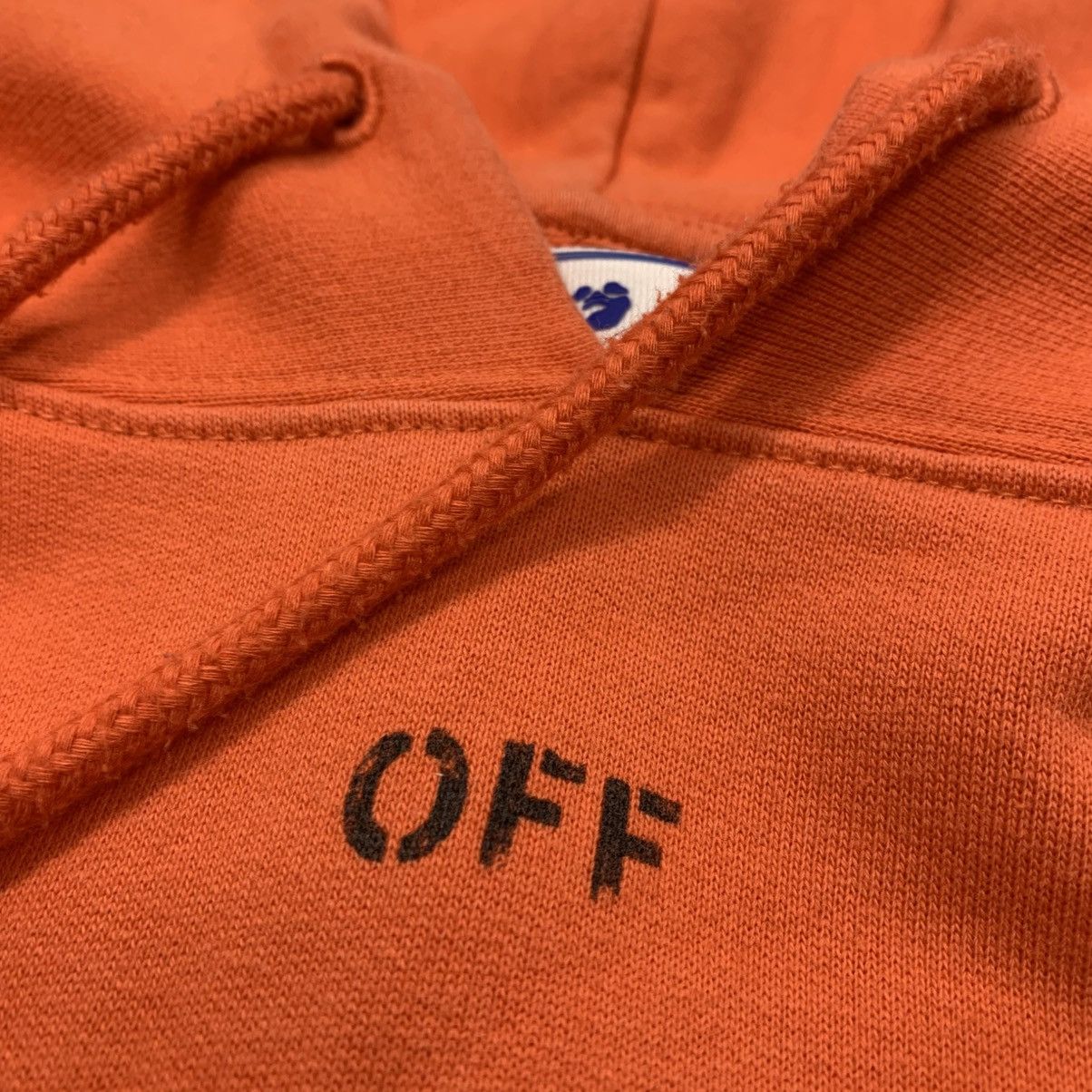 Off-White Off White Medium Hoodie Stencil Arrows Orange Hoodie Virgil Size US M / EU 48-50 / 2 - 7 Thumbnail