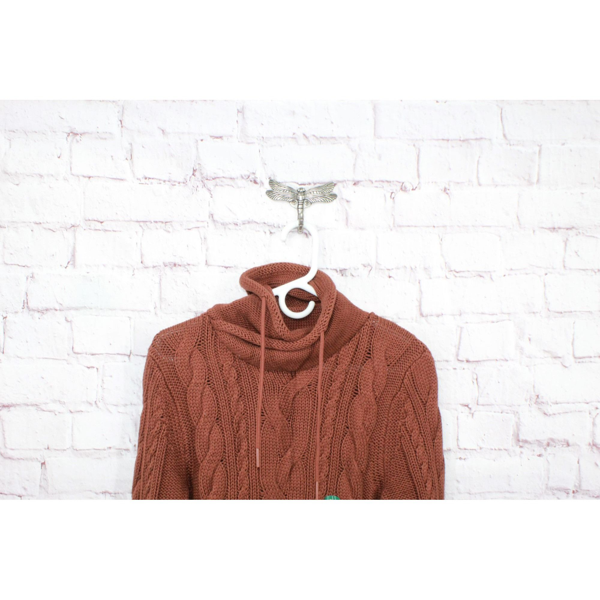 L.L. Bean LL Bean Women's Double L Mixed Cable Sweater Funnelneck Size S / US 4 / IT 40 - 2 Thumbnail